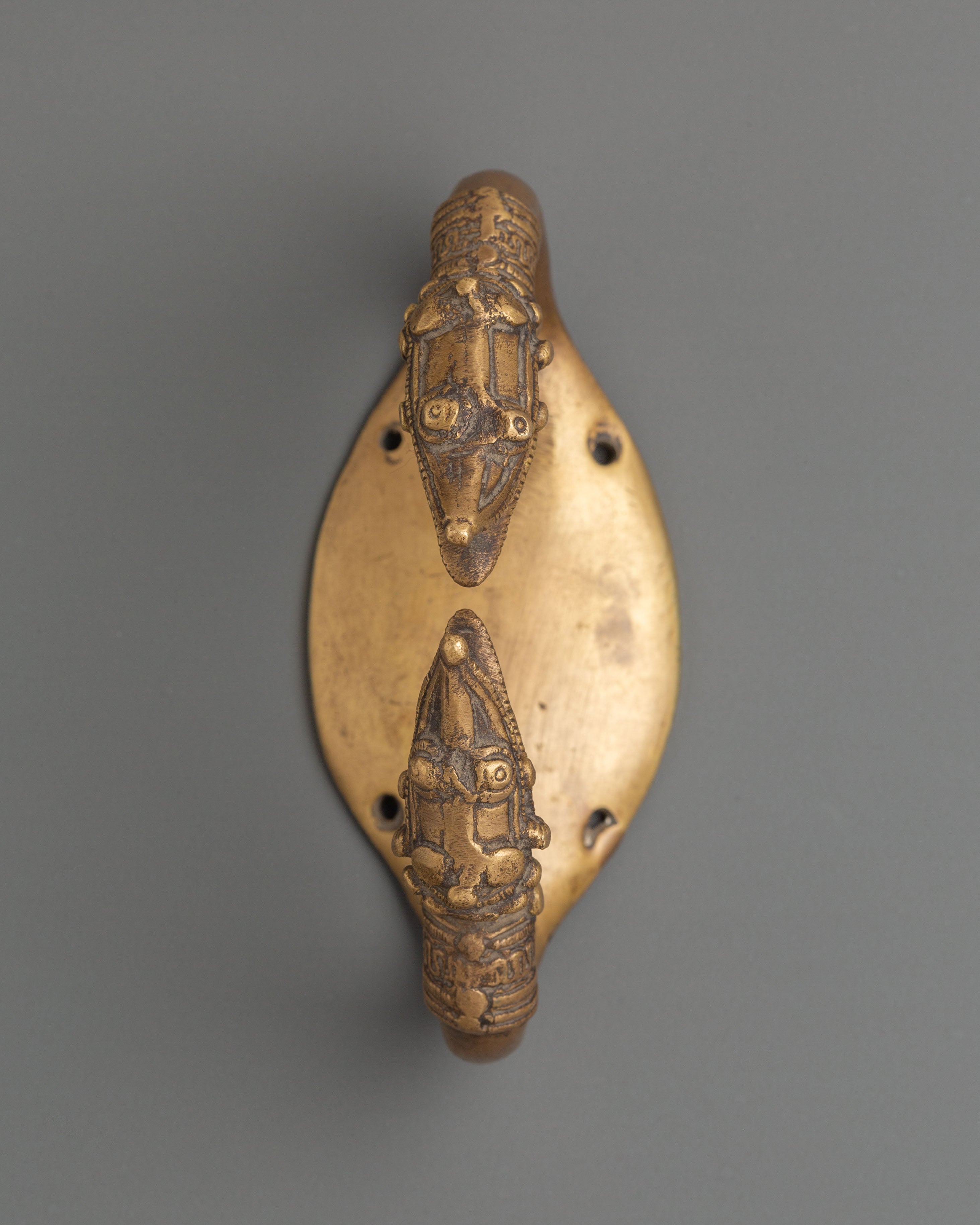 Handmade Brass Door Handle | Unique Animal Motif for Door Decor