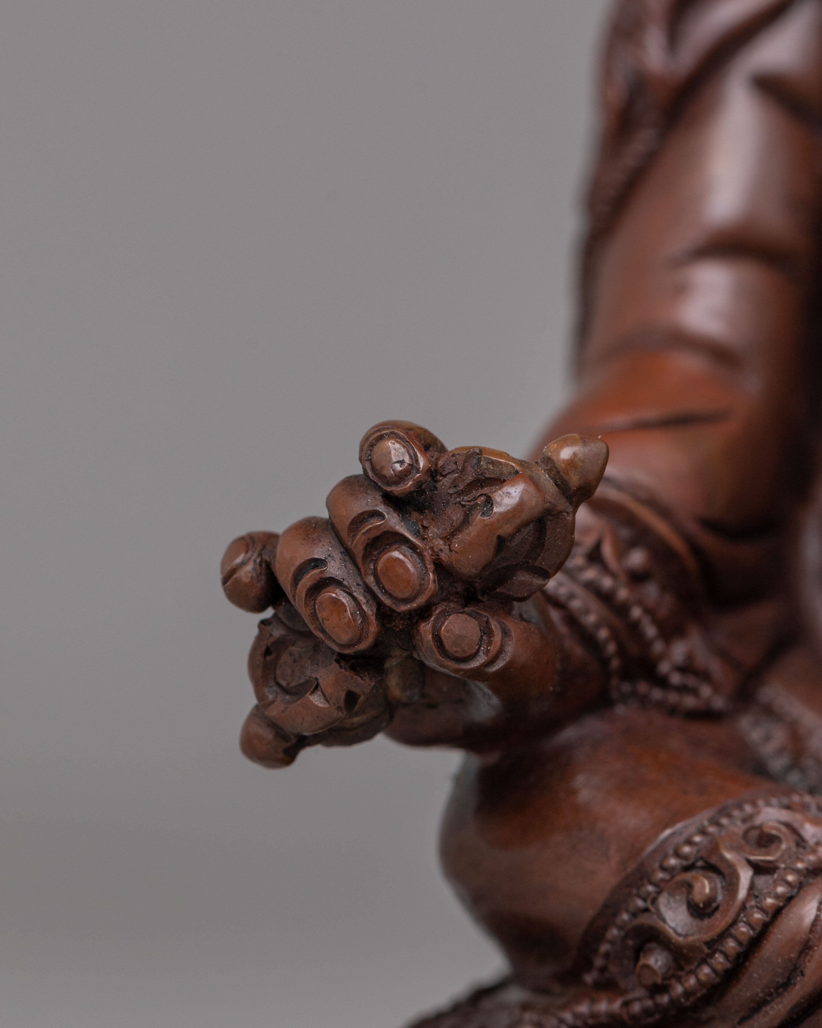 Tibetan Guru Rinpoche Statue | Buddhist Alter Decor