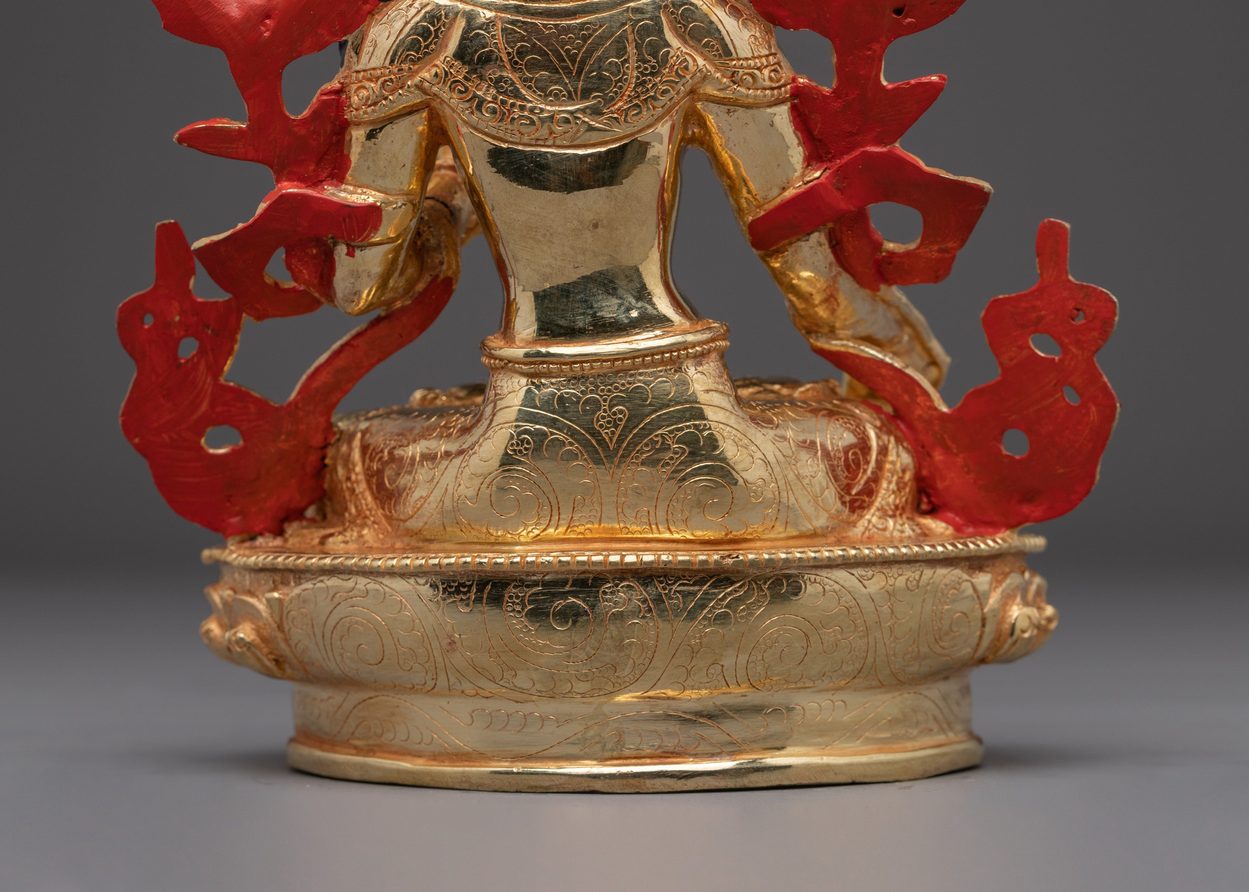 Handmade Tibetan White Tara Artwork | Goddess of Compassion