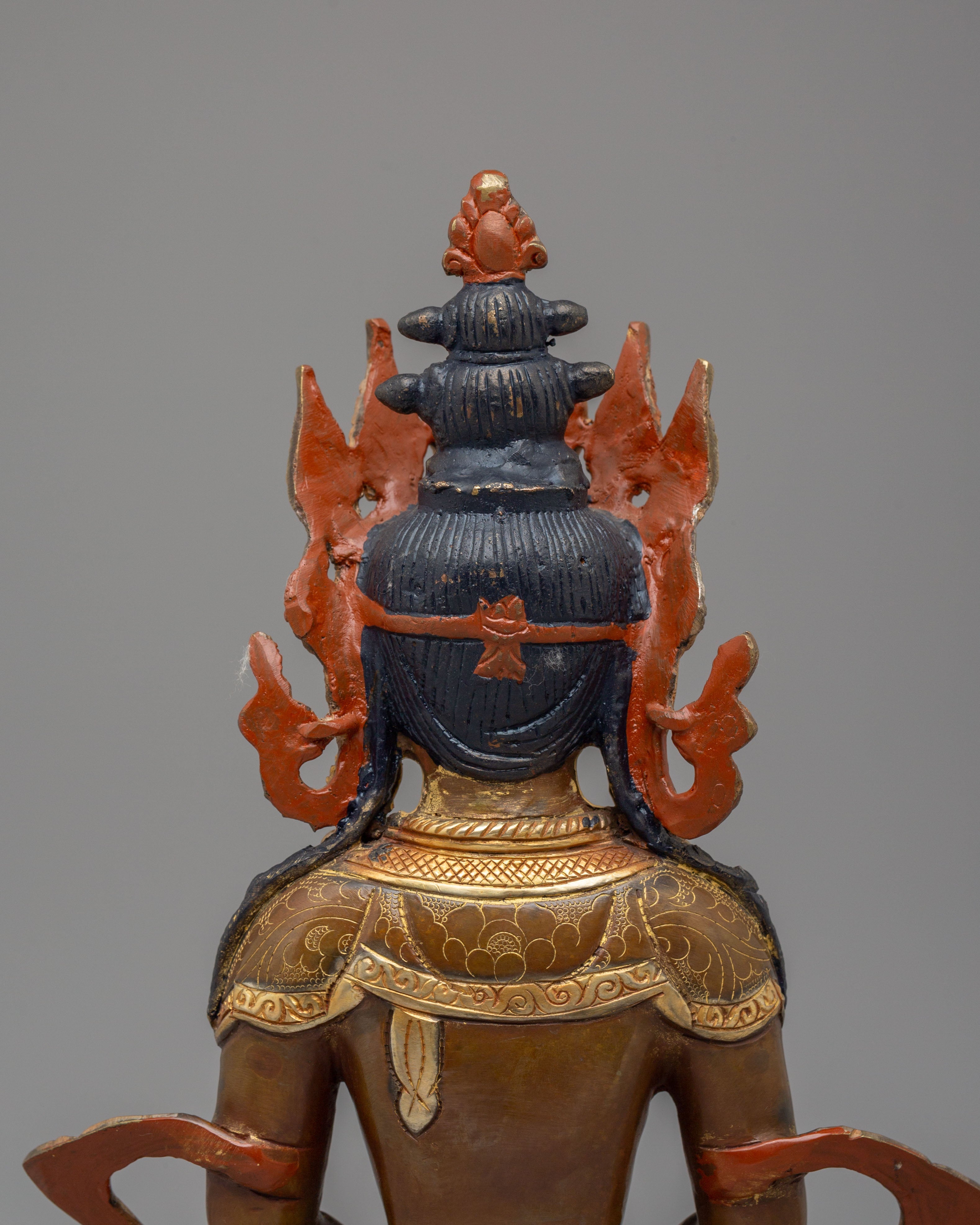 Amitayus Statue for Longevity | Handcrafted Tibetan Buddha Art