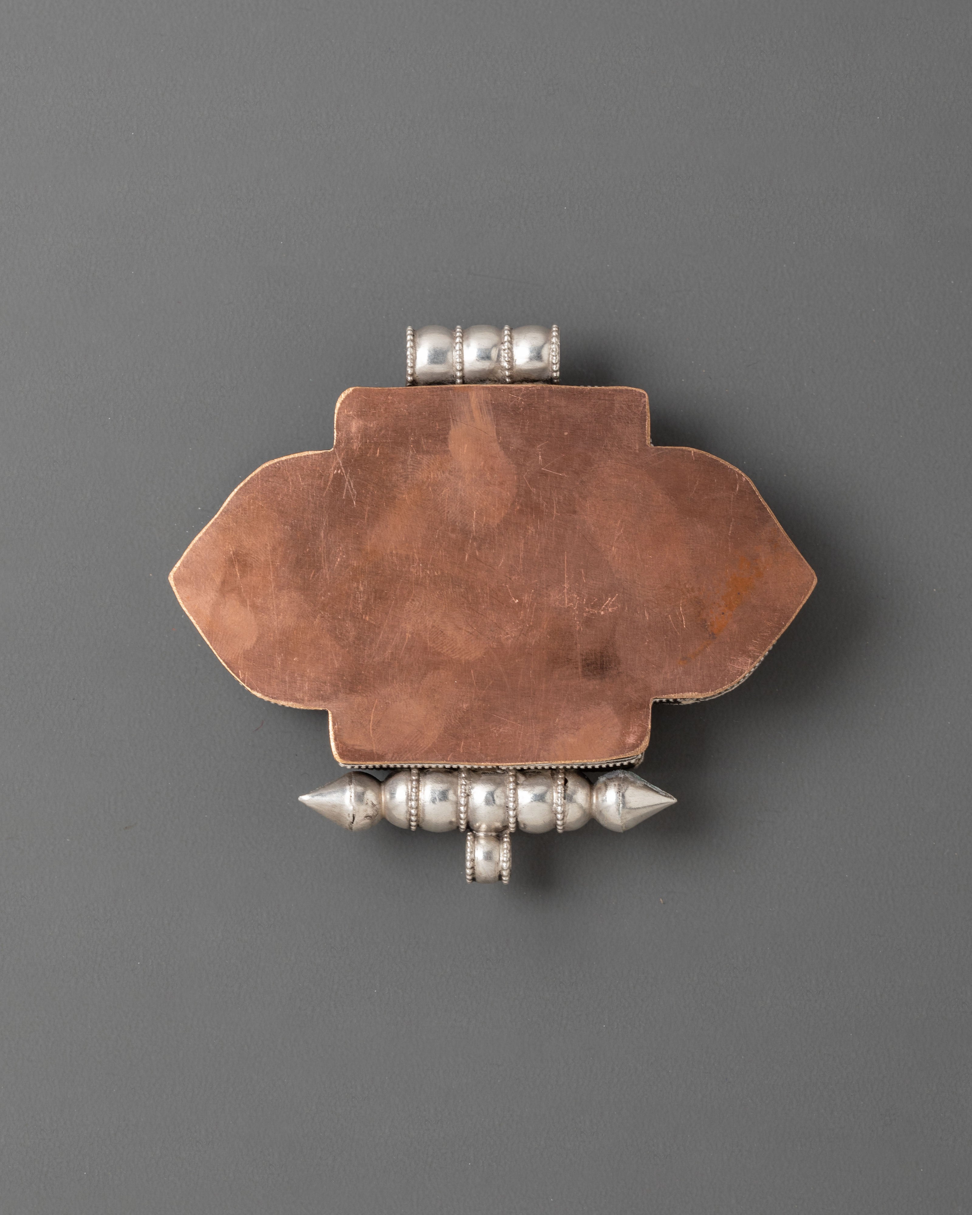 Sacred Vase Ghau Box Locket | Tibetan Treasure Bumpa Prayer Amulet