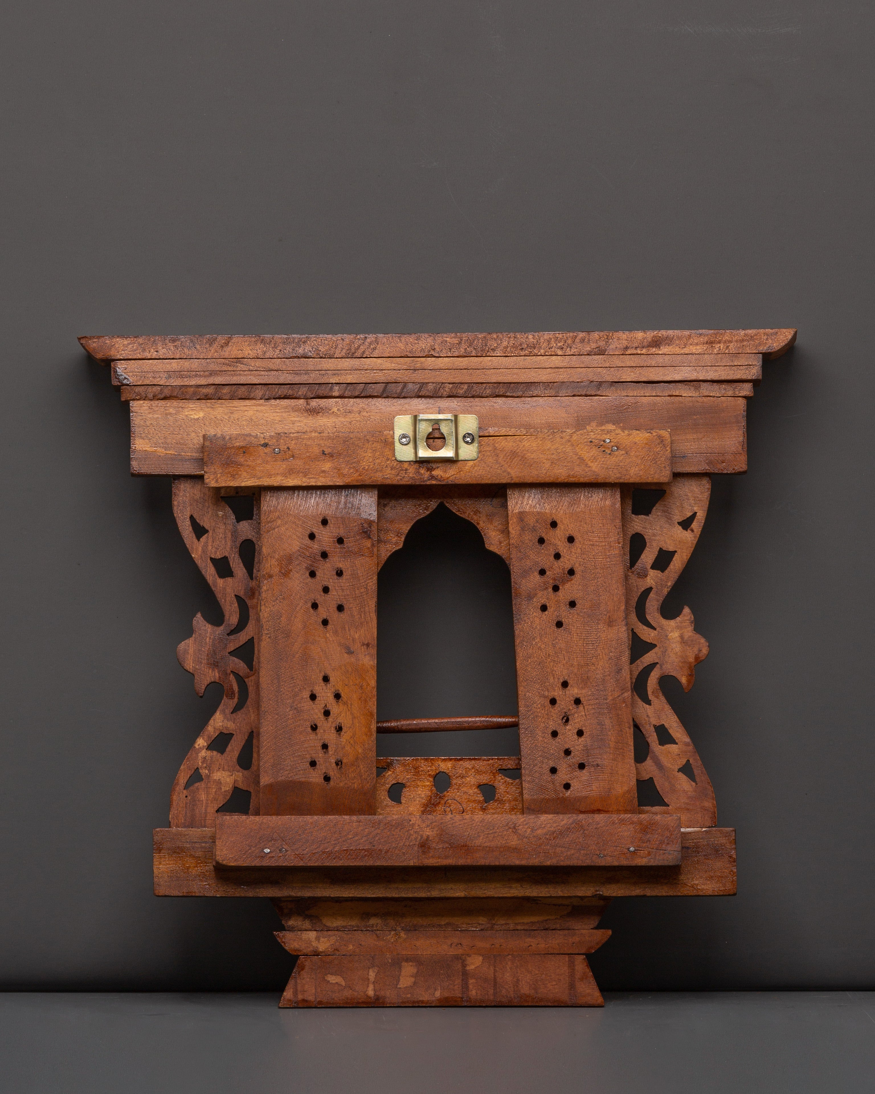 Hand Carved Wooden Wall Hanging for Decor | Spiritual Wooden Art