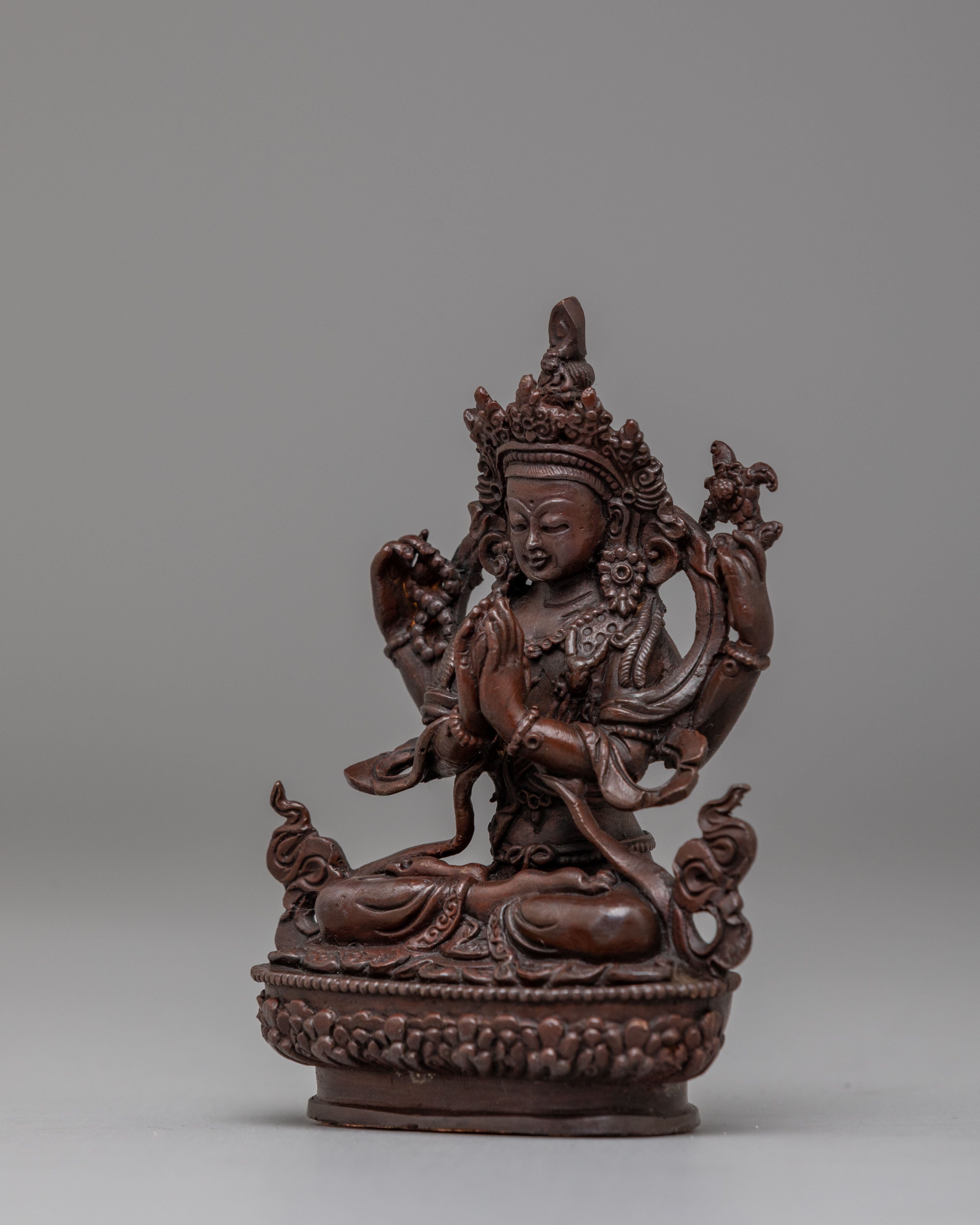 Machine Made Chenrezig Bodhisattva Statue | Ideal for Meditation