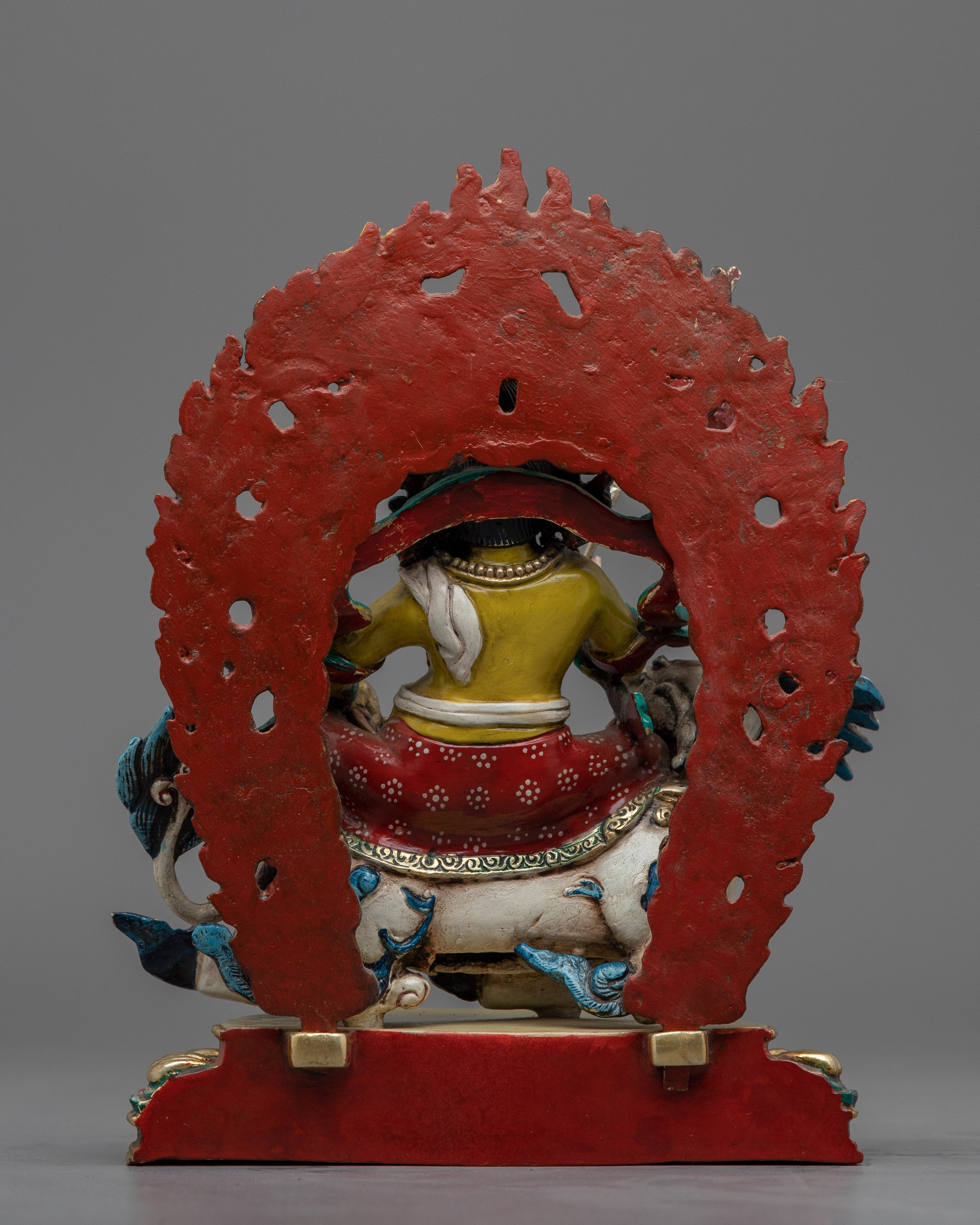 Namtoshe, Deity of Wealth and Prosperity Statue |  Handmade in Nepal, Himalayan Buddhist Art