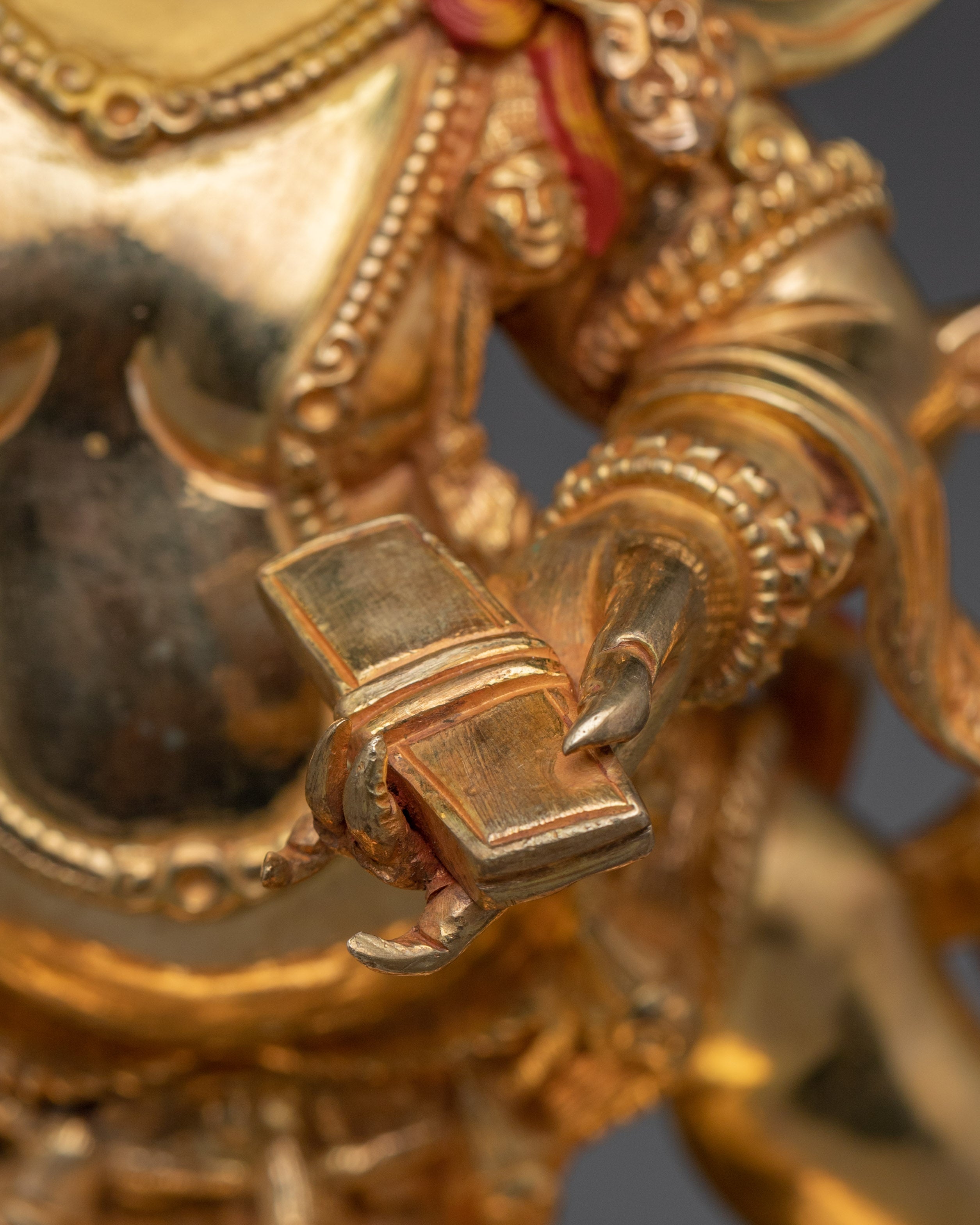 Nepalese Artwork of Black Manjushri | Tibetan Wisdom Deity