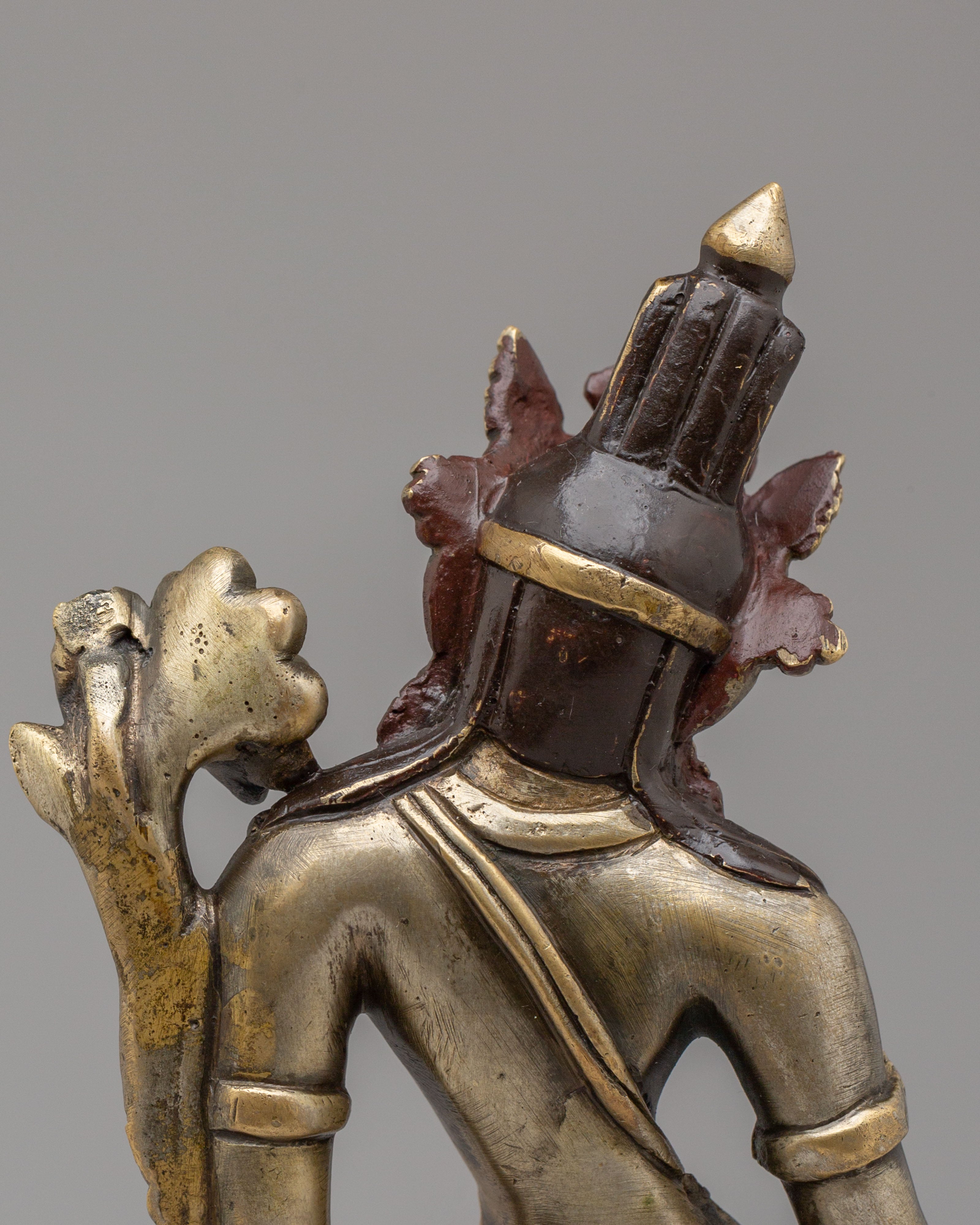 Handcrafted Tibetan Padmapani Statue | Meditation and Altar Decor