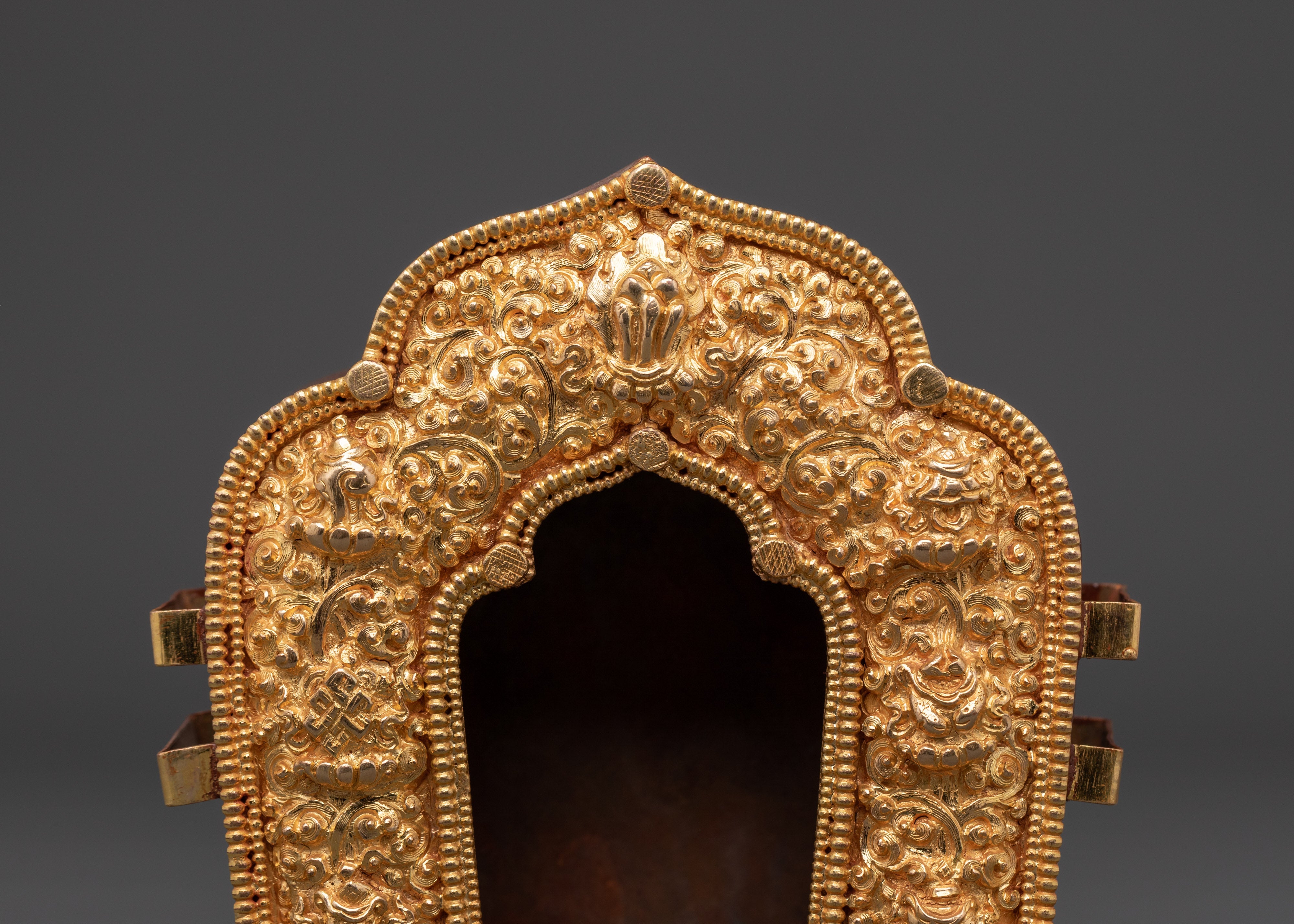 Authentic Handmade Tibetan Ghau Box | Meditation Mantra Box
