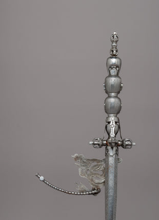 Iron Khatvanga for Tibetan Buddhist |  Sacred Vajrayana Ritual Staff