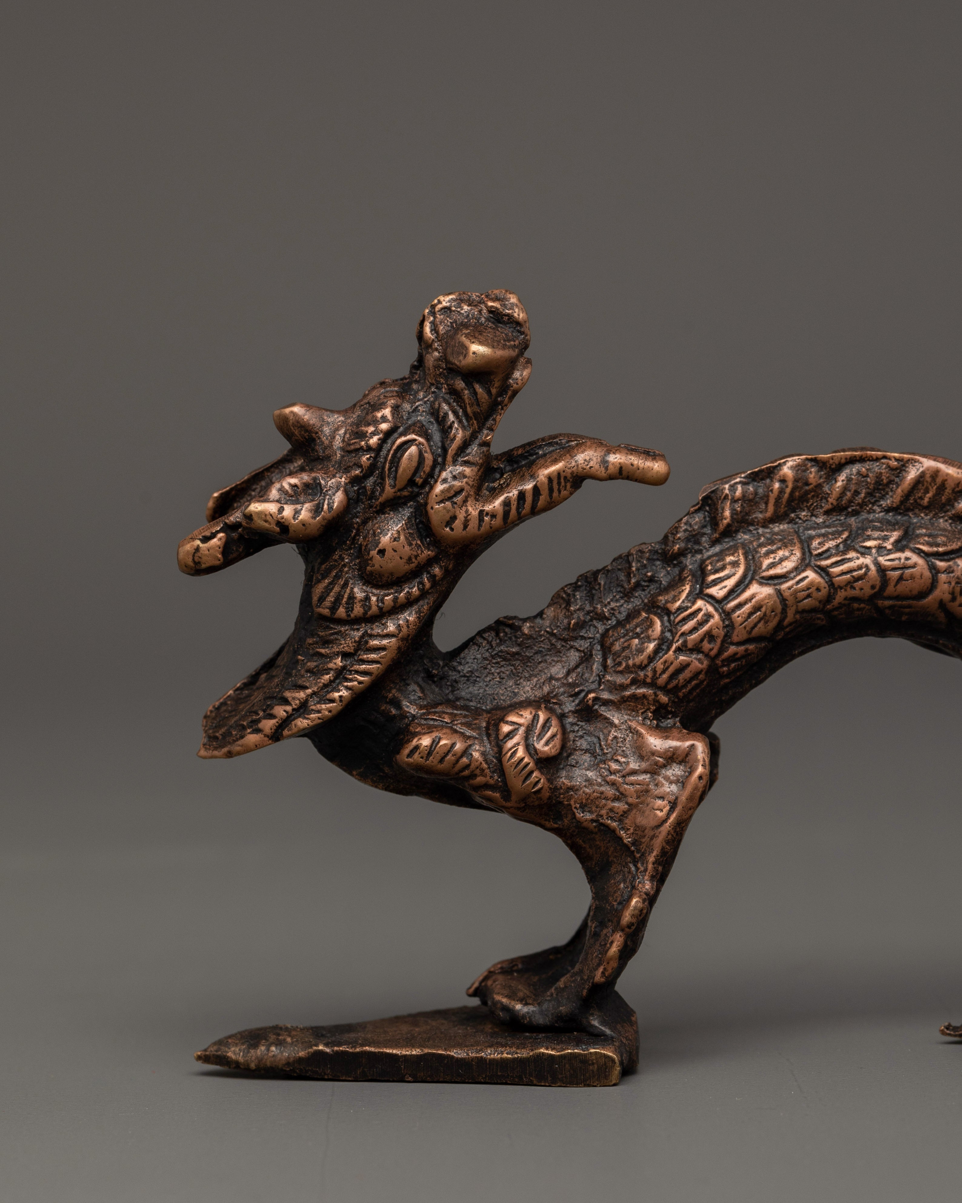 Traditional Himalayan Metal Door Handle | Handcrafted Copper Door Ornament