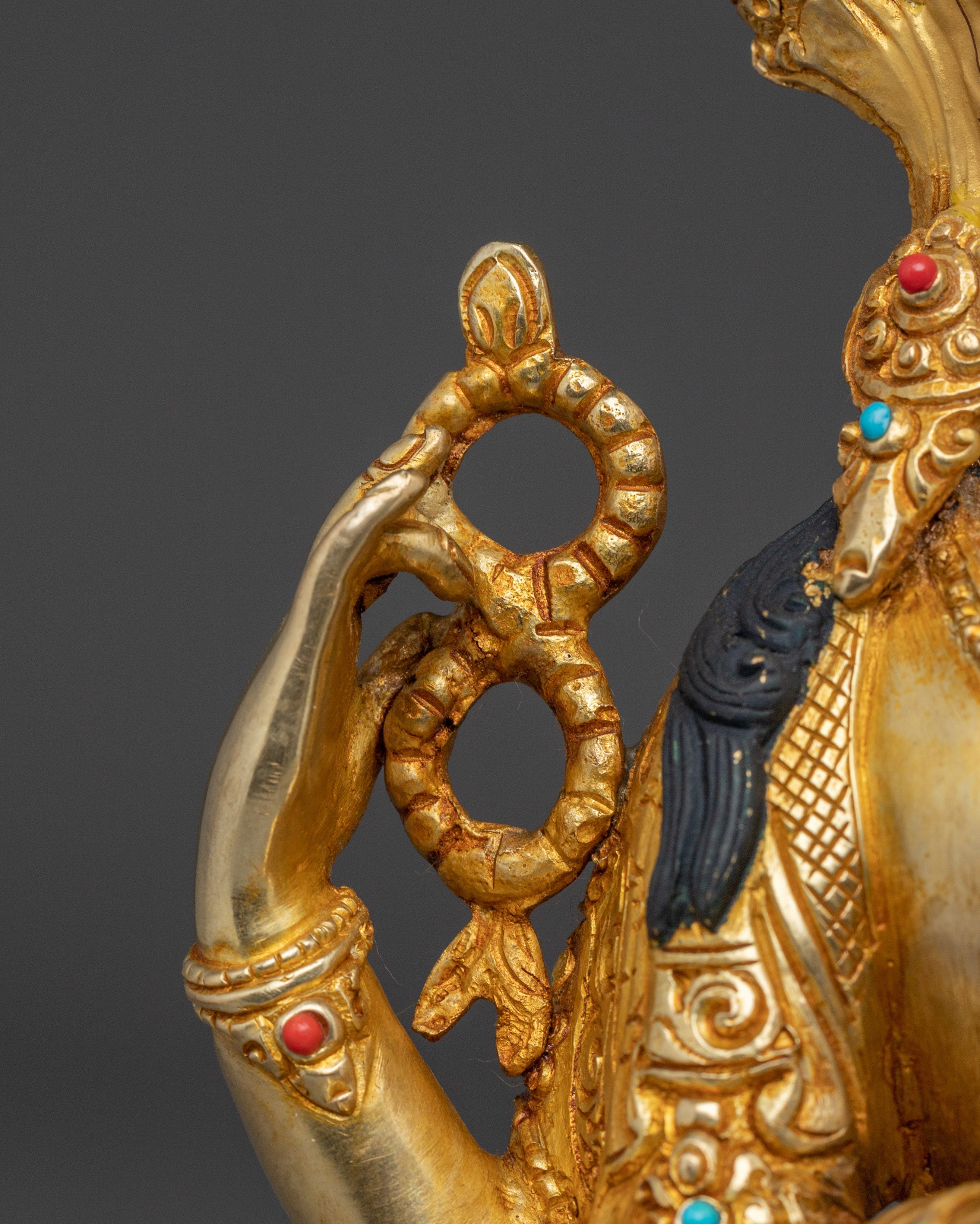 Handmade Buddha Artwork of Chenrezig | Protector and Healer in Tibetan Buddhism