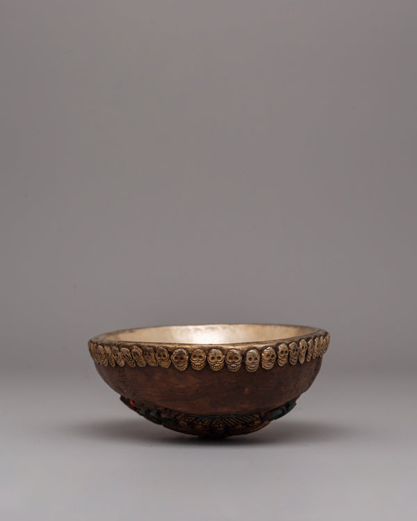 Tibetan Kapala Ritual Bowl