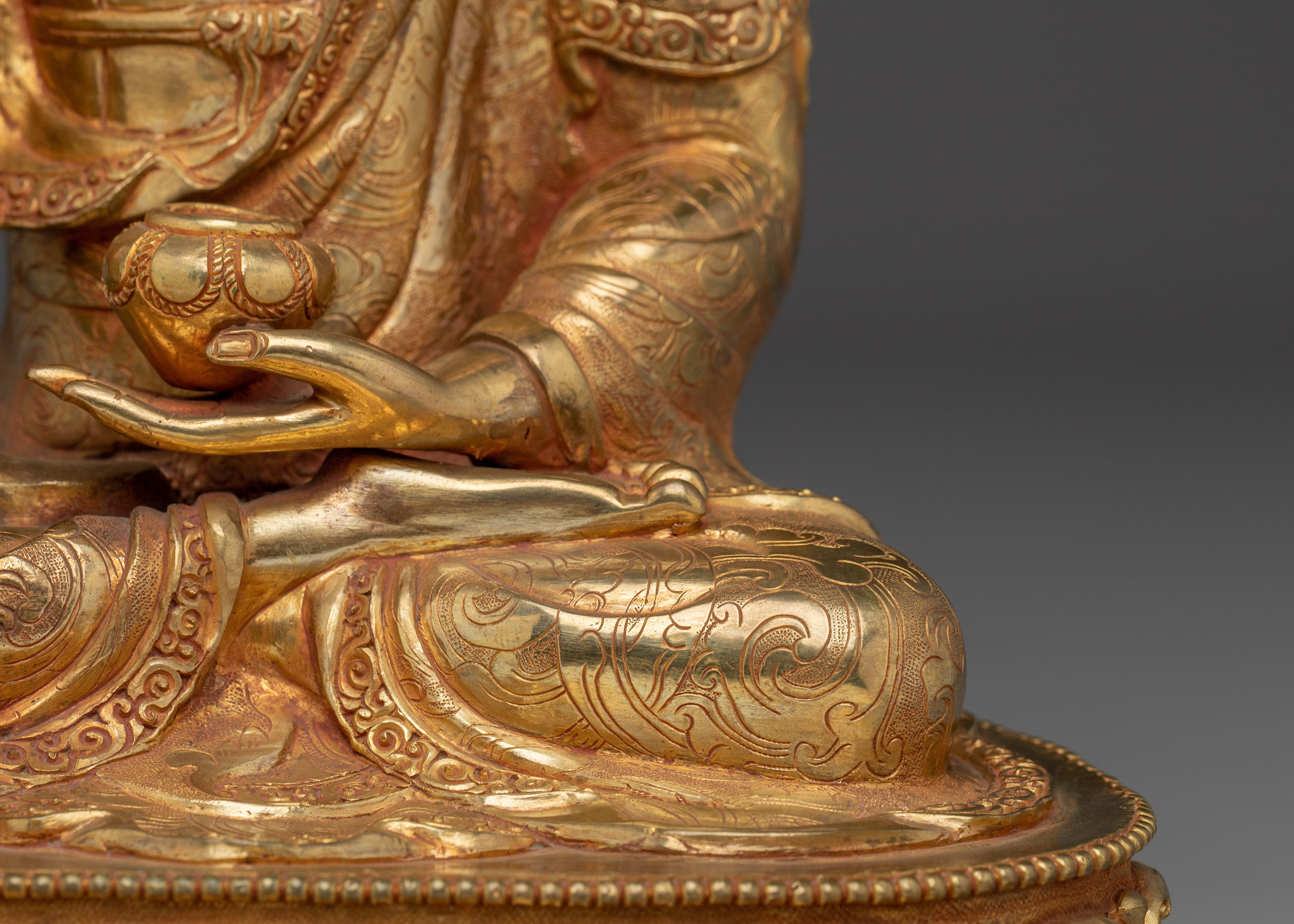 Handcrafted Shakyamuni buddha Spiritual Decor | Tibetan Art
