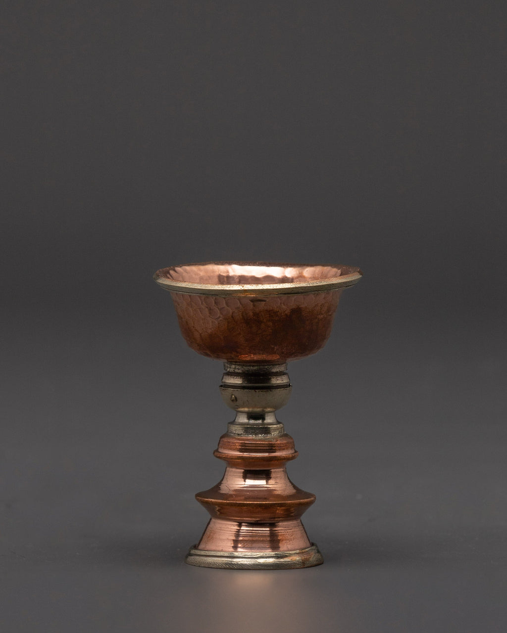 Altar Butter Lamp Set | Handcrafted Copper Ritual Lamps