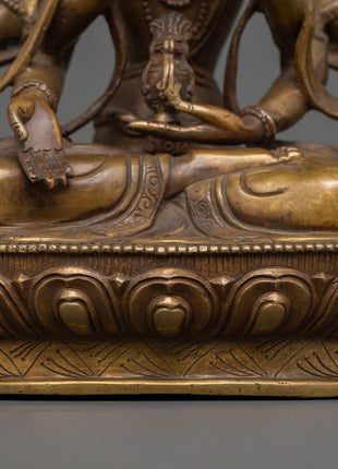 Antique Copper Namgyalma Statue |  Buddhist Ritual & Meditation