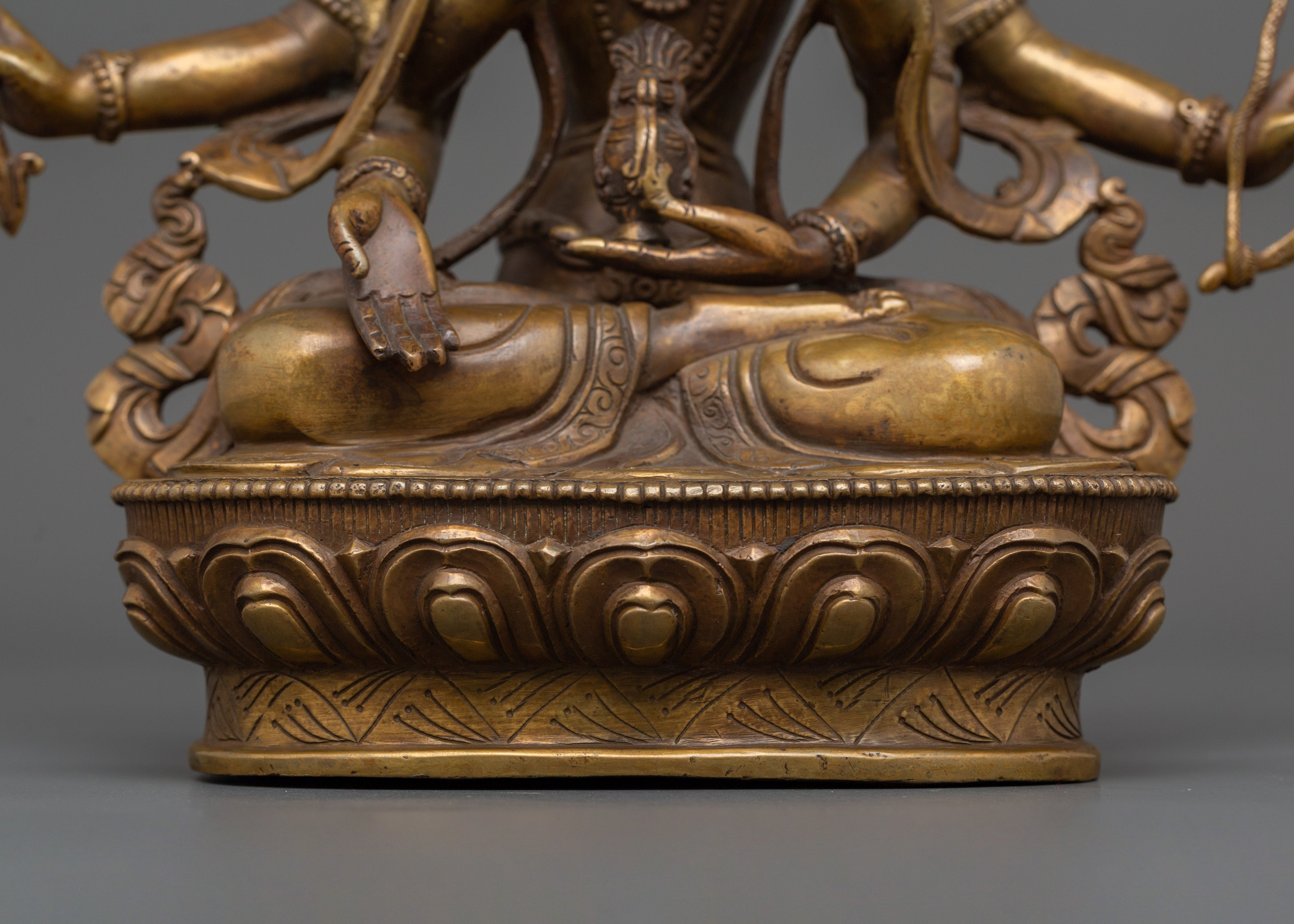 Antique Copper Namgyalma Statue |  Buddhist Ritual & Meditation