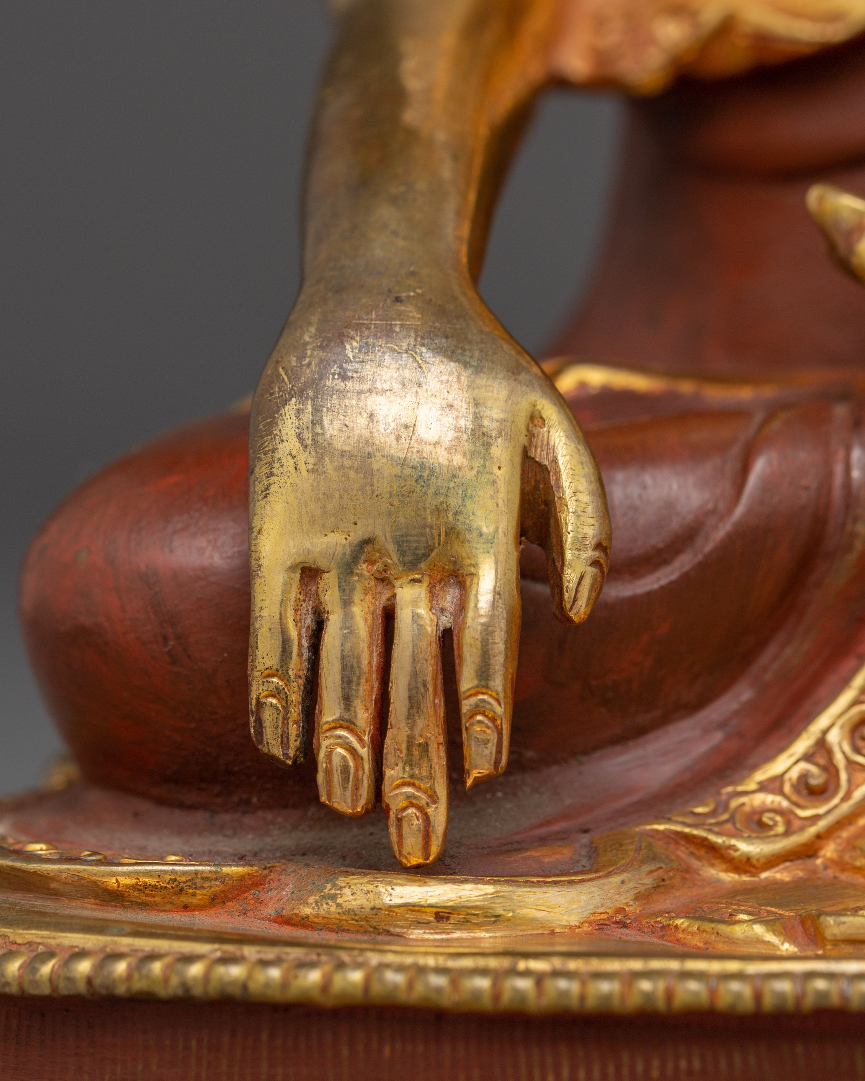 Handmade Statue of Buddha Shakyamuni | Tibetan Buddhist Art
