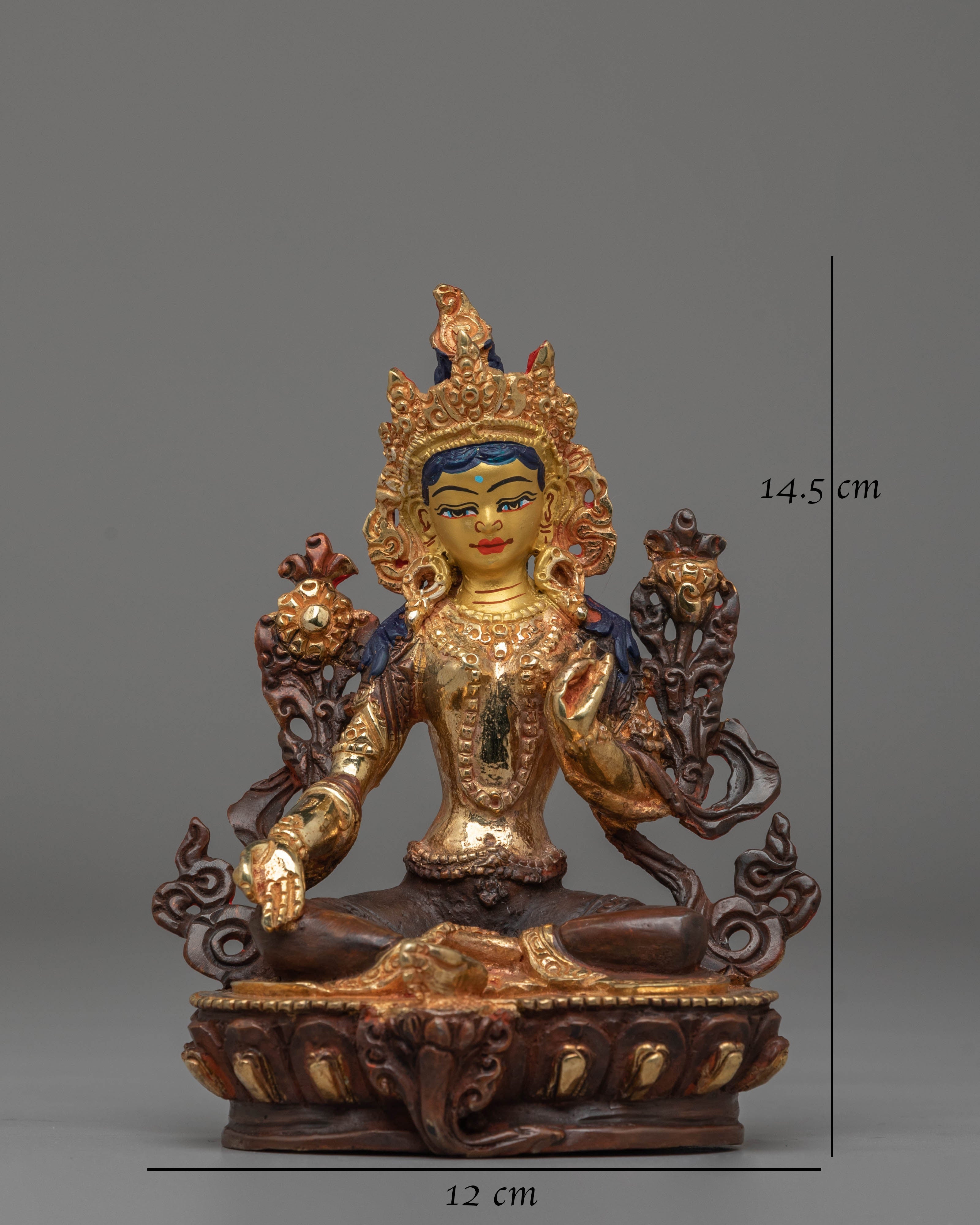Mother Shyama Tara Statue for Protection | Handcrafted Tibetan Art