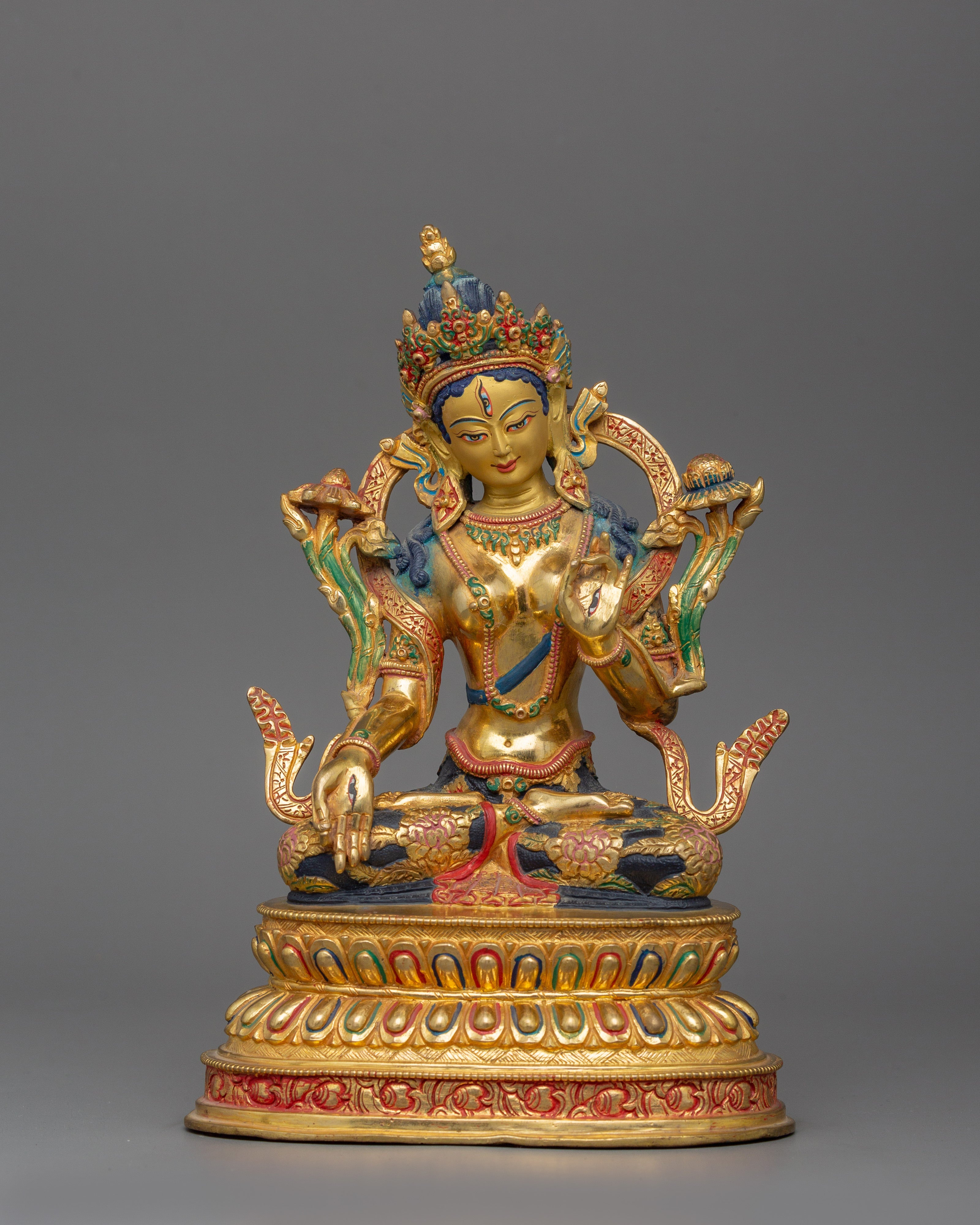 figurine-of-seven-eyes-deity-white-tara