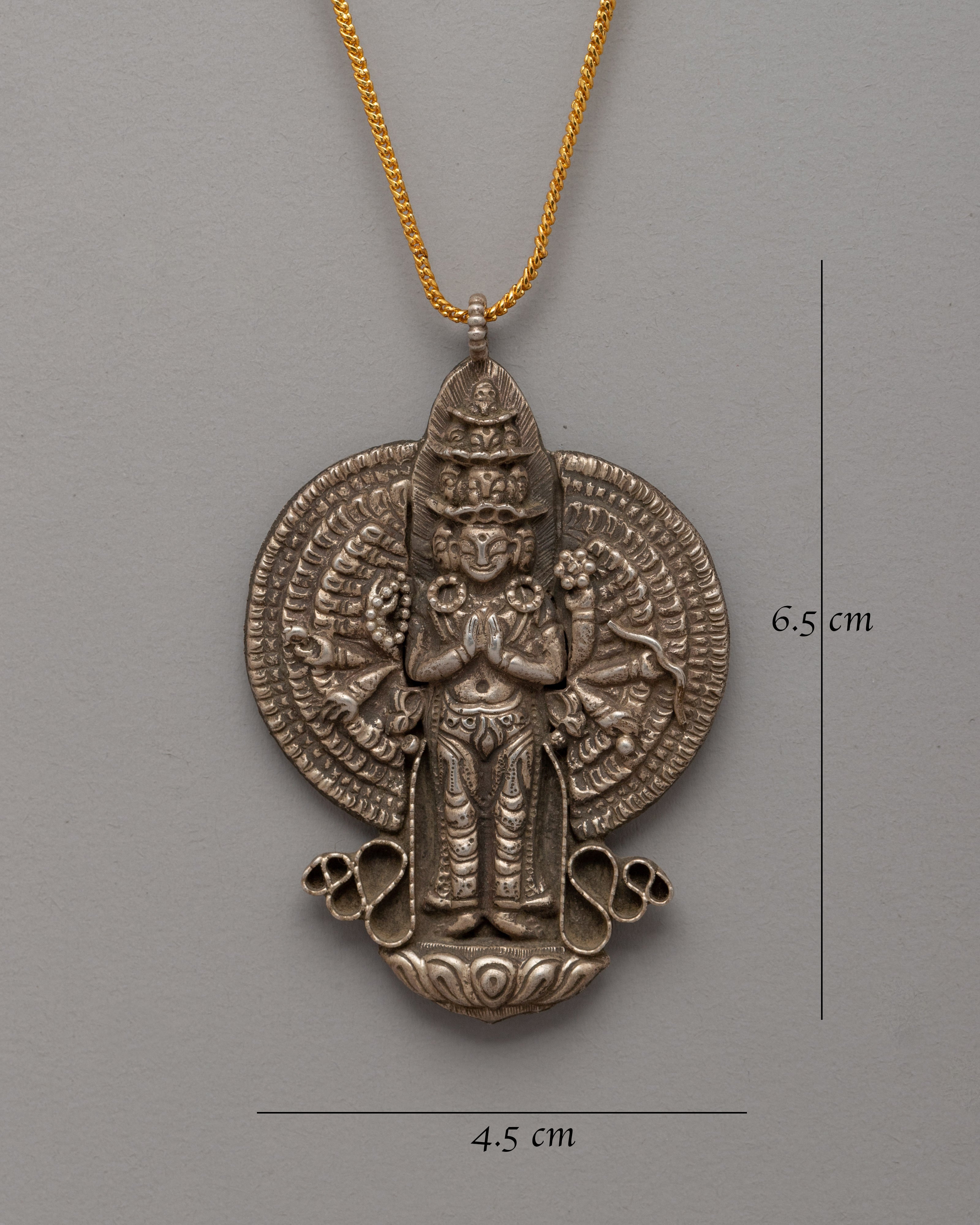 1000 Armed Avalokiteshvara Locket | Symbol of Compassion and Protection
