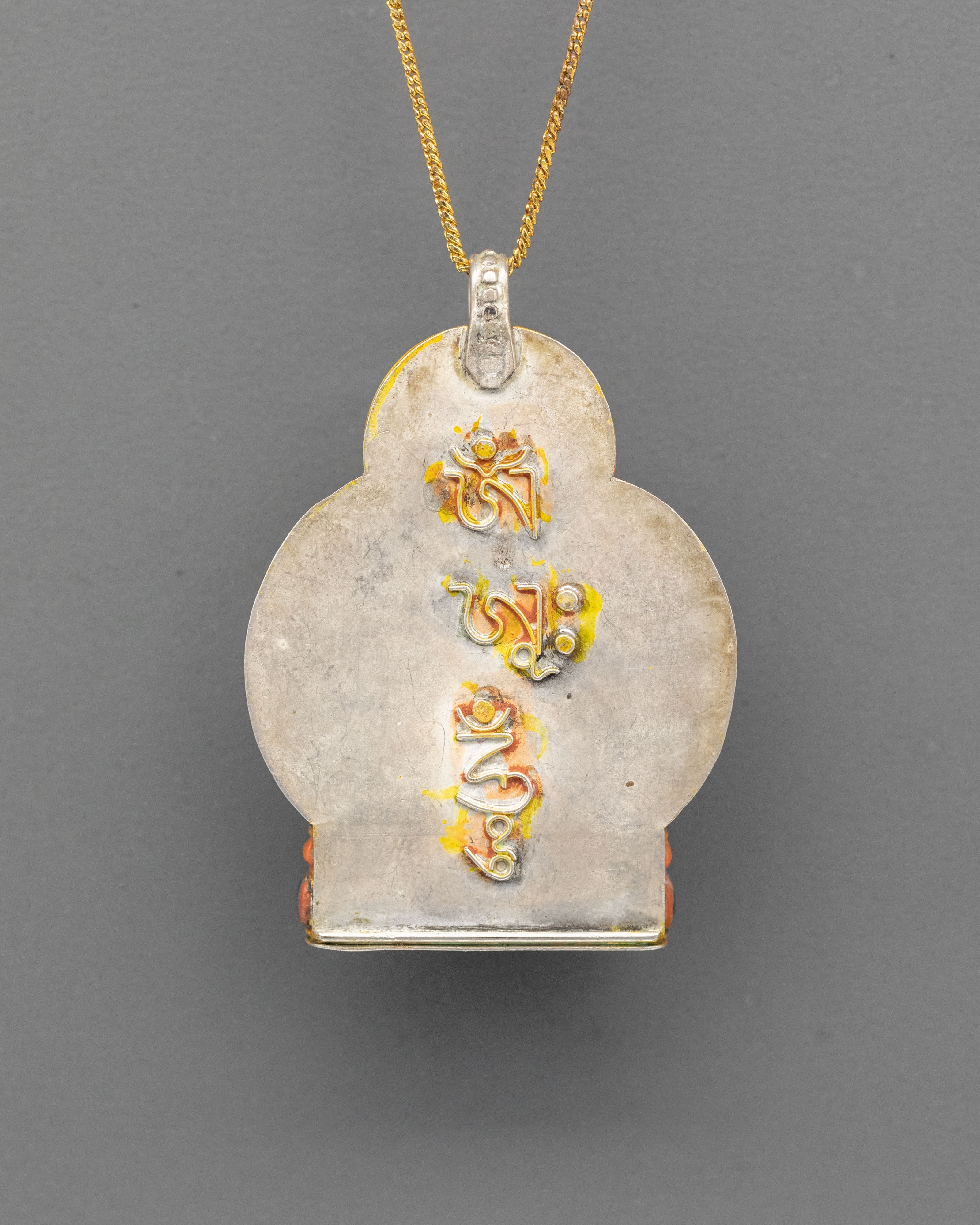 Buddhist Healing Ghau Box Pendant | Spiritual Protection Jewelry