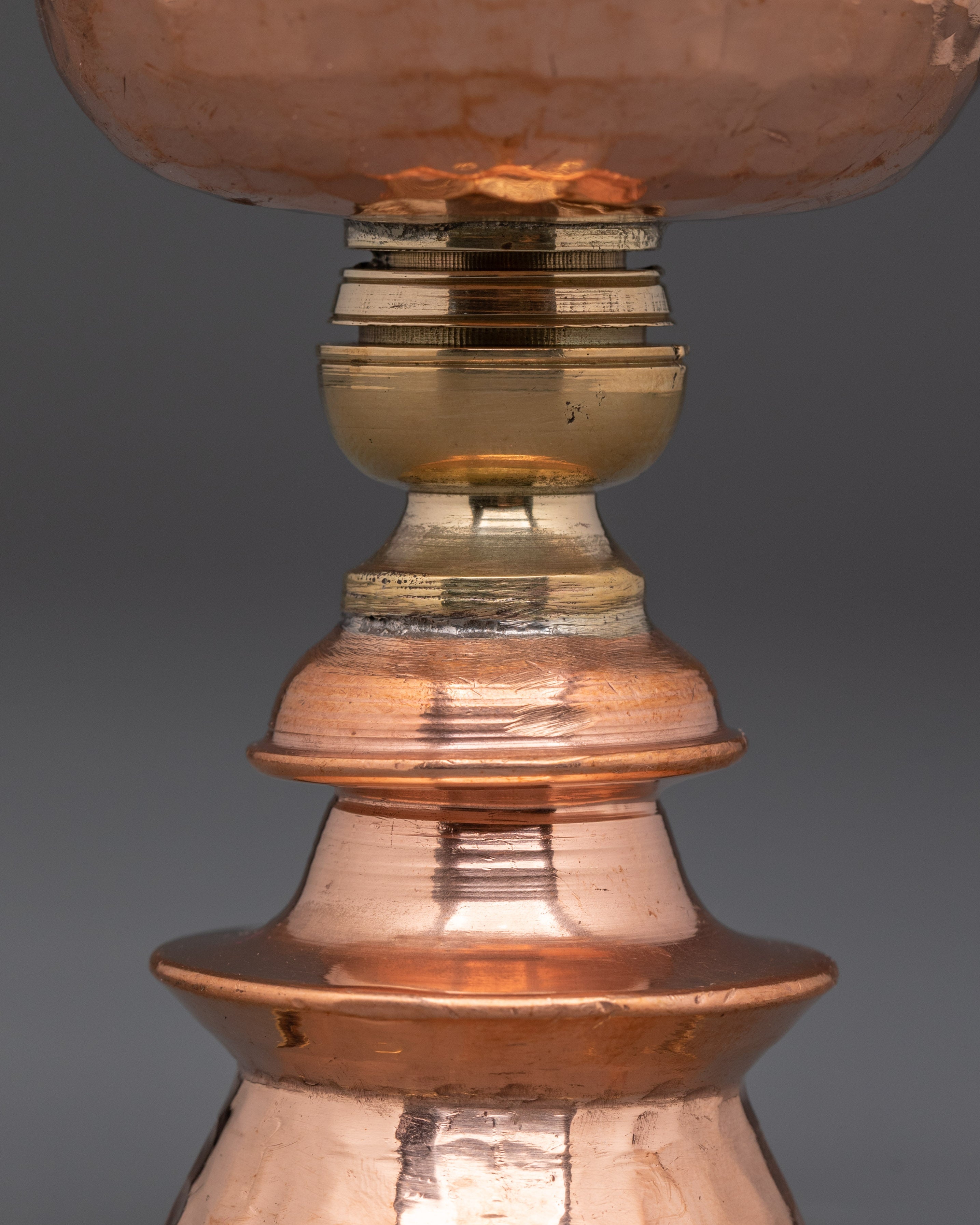 Tibetan Puja Lamp | Spiritual Prayer Decor