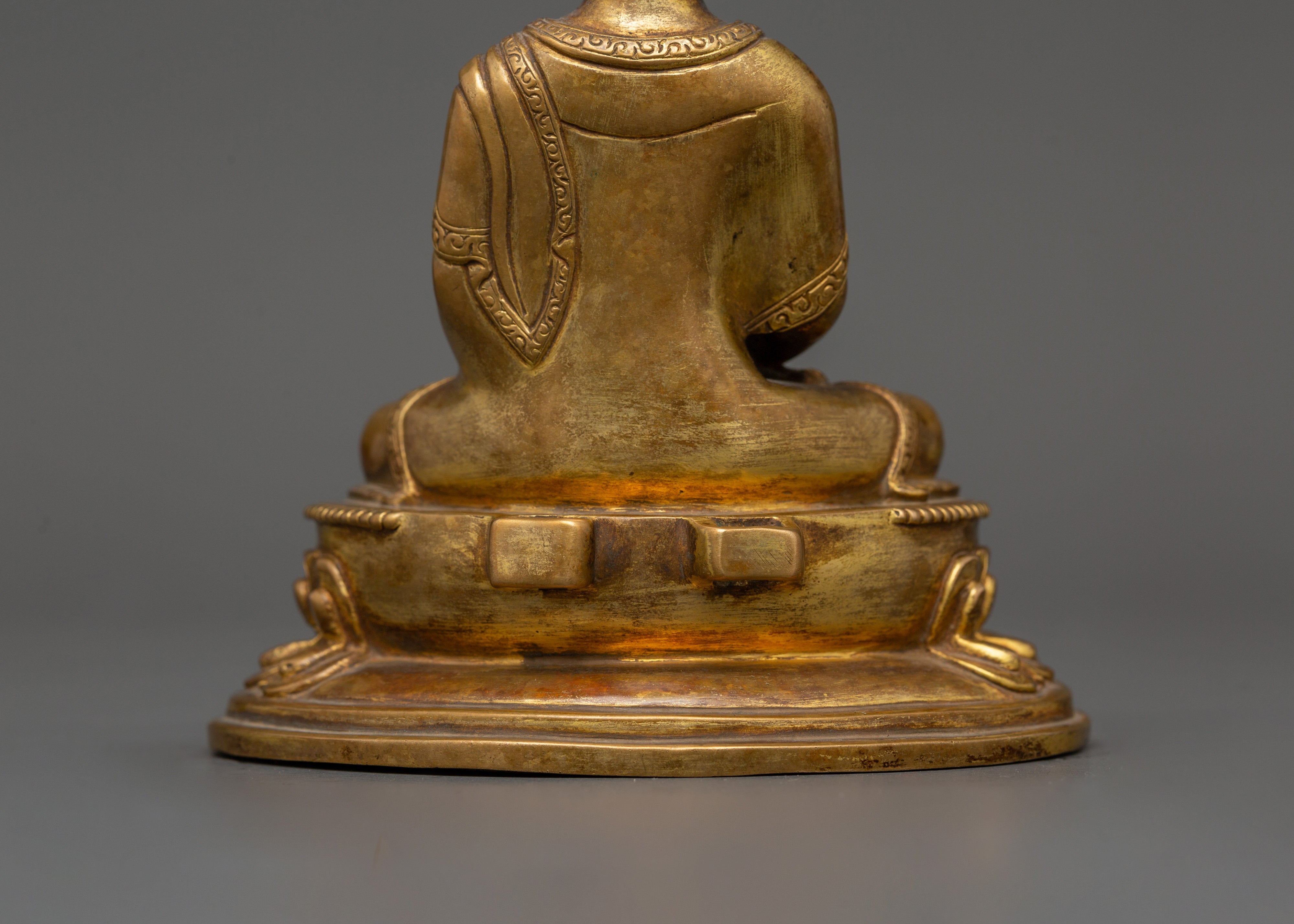 Tibetan Amitabha Buddha for Enlightenment | Gold-Plated Copper Amitayus