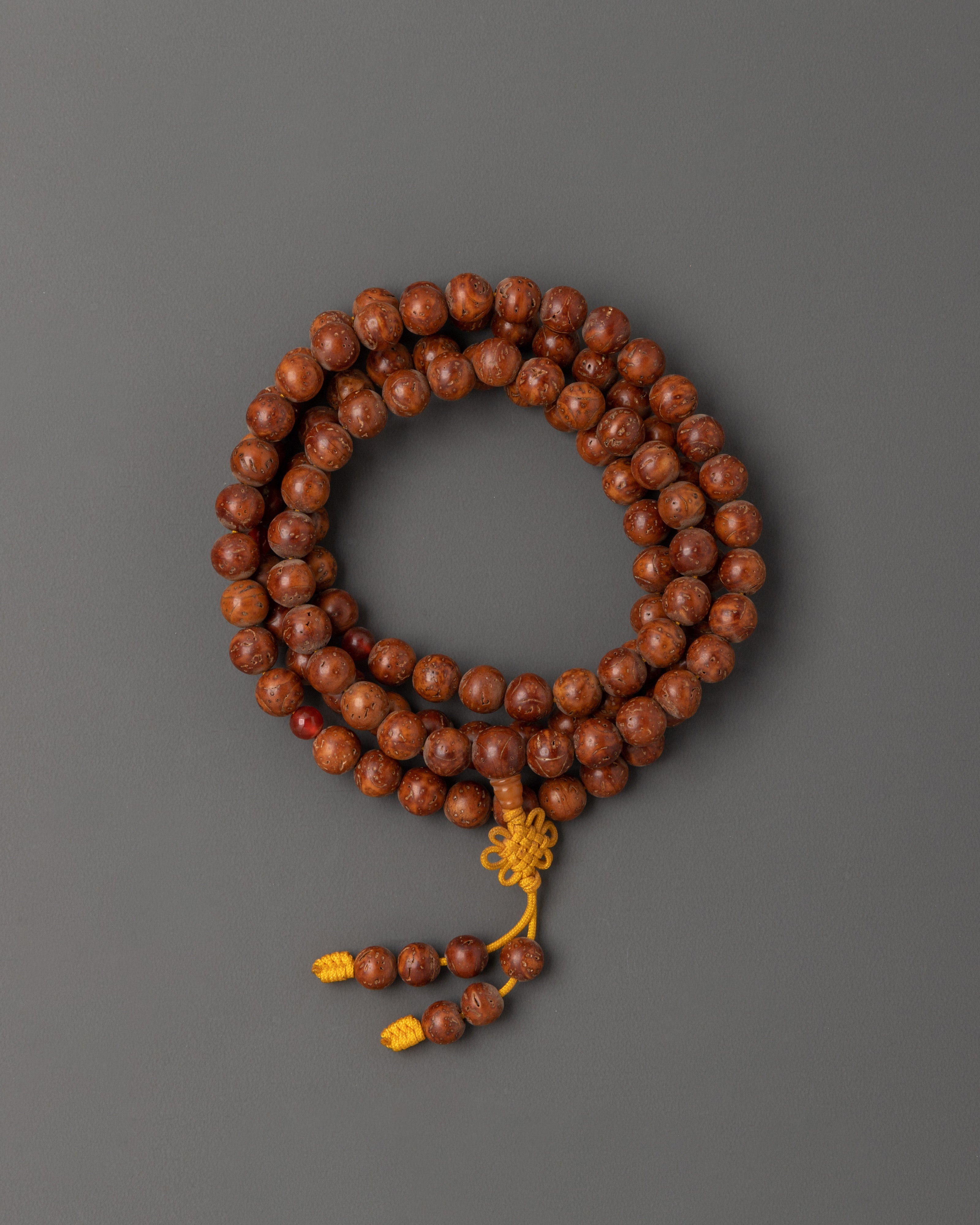 Himalayan Buddhist Meditation Mala | Bodhi Seed Prayer Beads