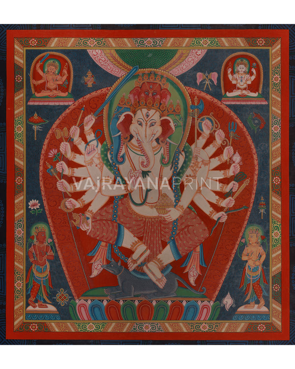 Four-Headed Dvija Ganapati