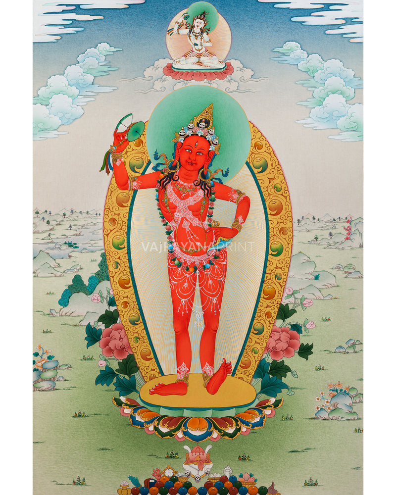 Yumka Dechen Gyalmo Thangka | Dakini thangka | High Quality Thangka Print