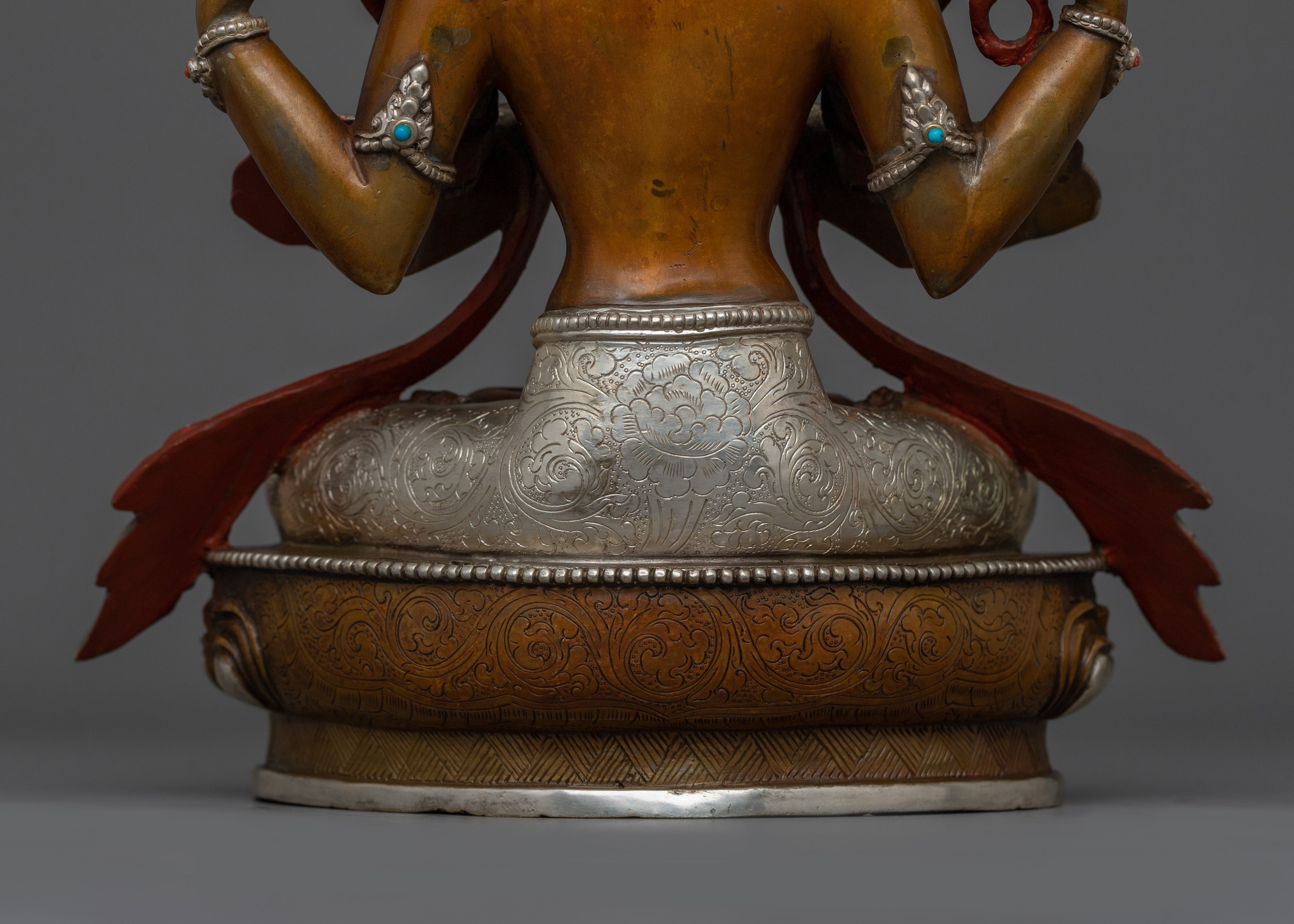 Figurine of Compassionate Deity Chenrezig | A Journey into Compassion