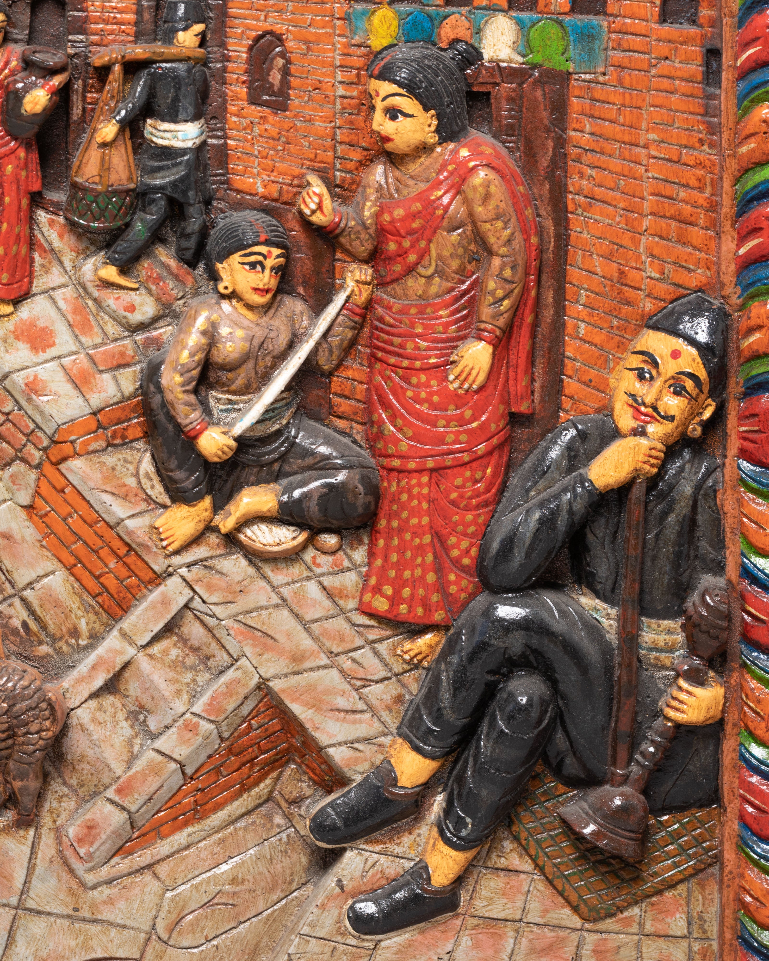 Traditional Nepali Wall Art | Hari Prasad Sharma Painting