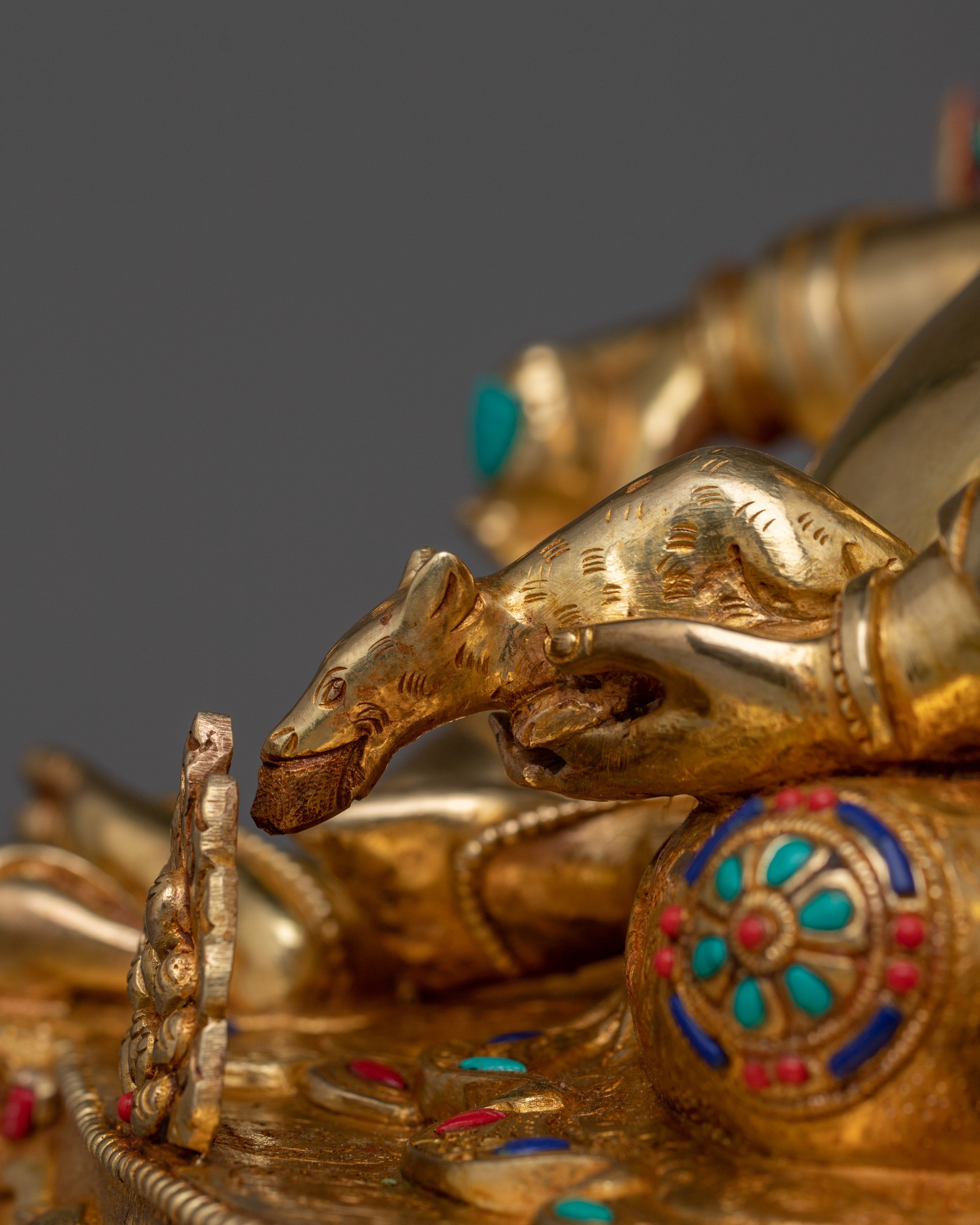 Dzambhala Deity of Wealth Statue | Lord of Treasure