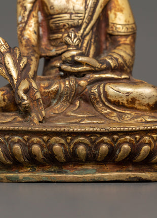 The Medicine Buddha Copper Statue | The Divine Heale