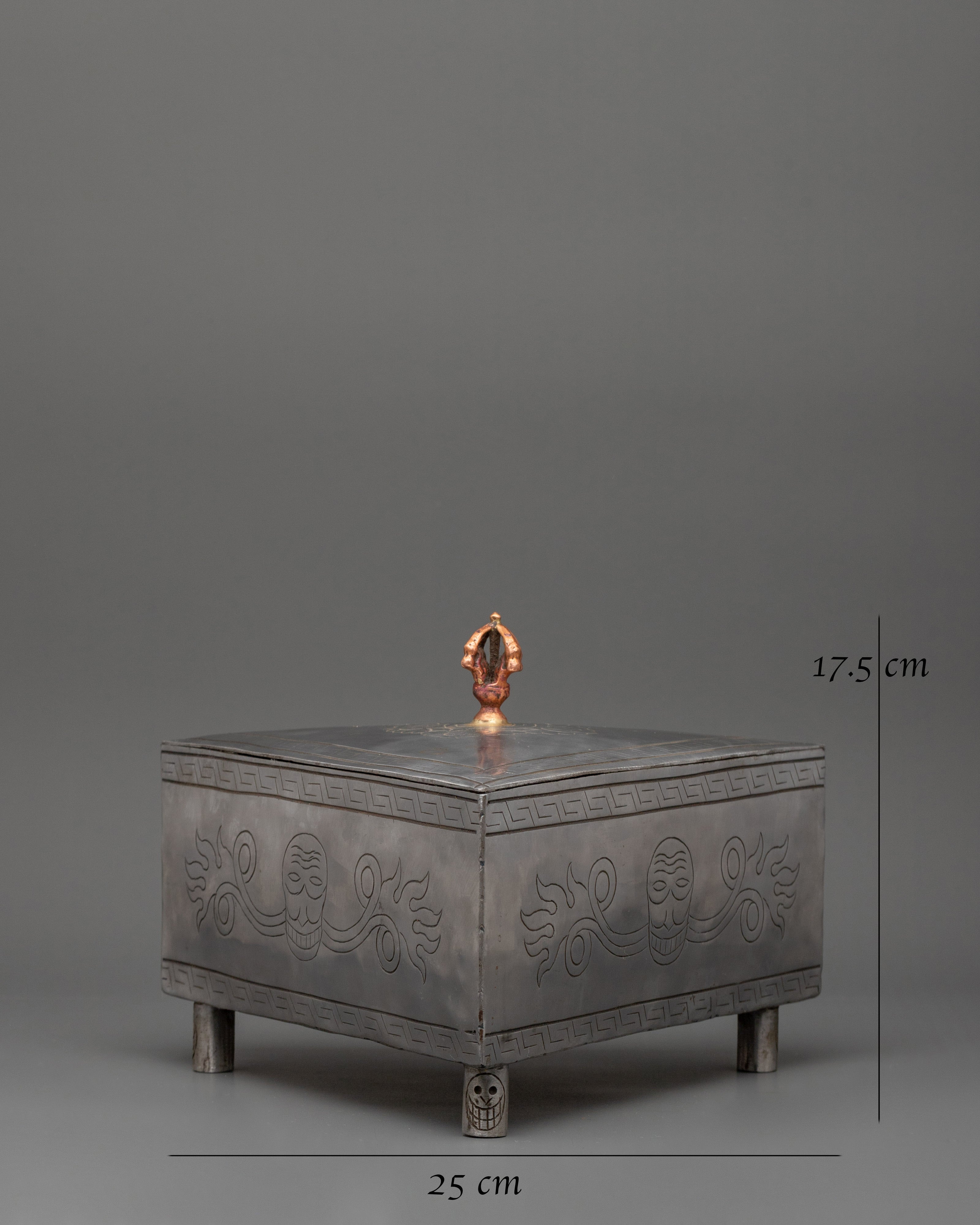 Ritual Item Box with Sacred Tools | Spiritual Meditation Artifact for Sacred Spaces