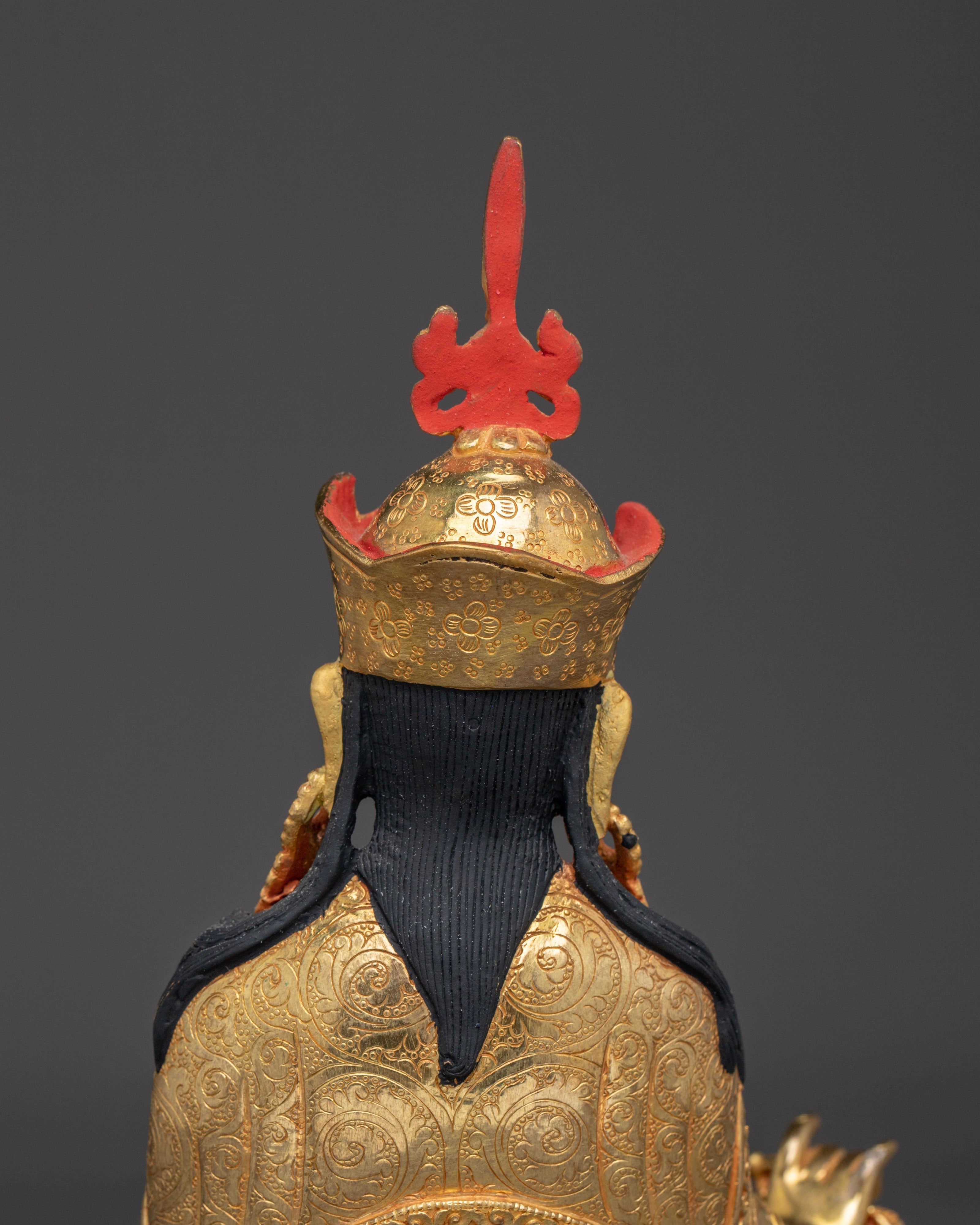 Sacred Copper Sculpture of Padmasambhava for Shrine | Guru Rinpoche Statue