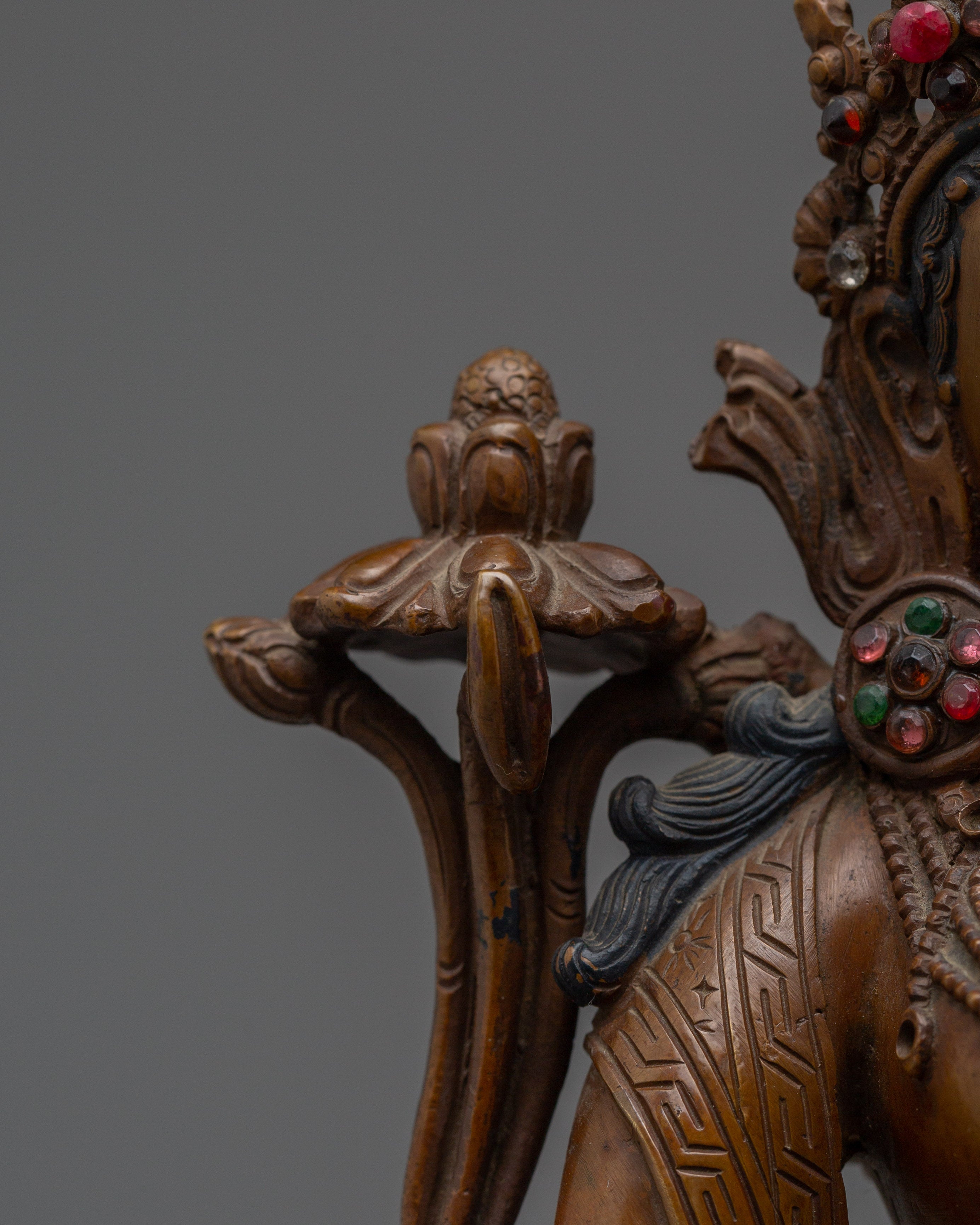 Buddhist Art of Green Tara | Bodhisattva of Compassion