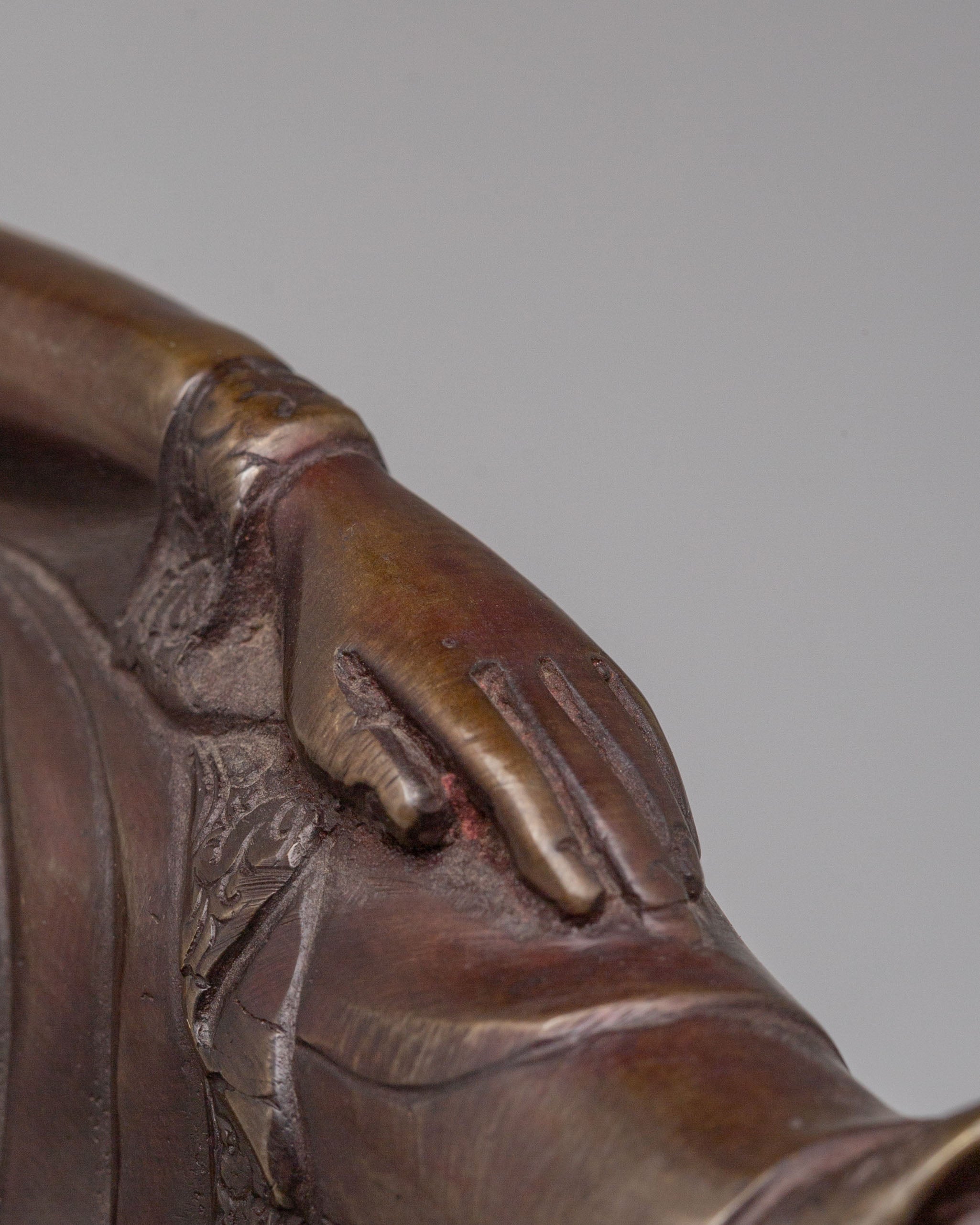 Handmade Sleeping Buddha Sculpture | Traditional Meditation Decor