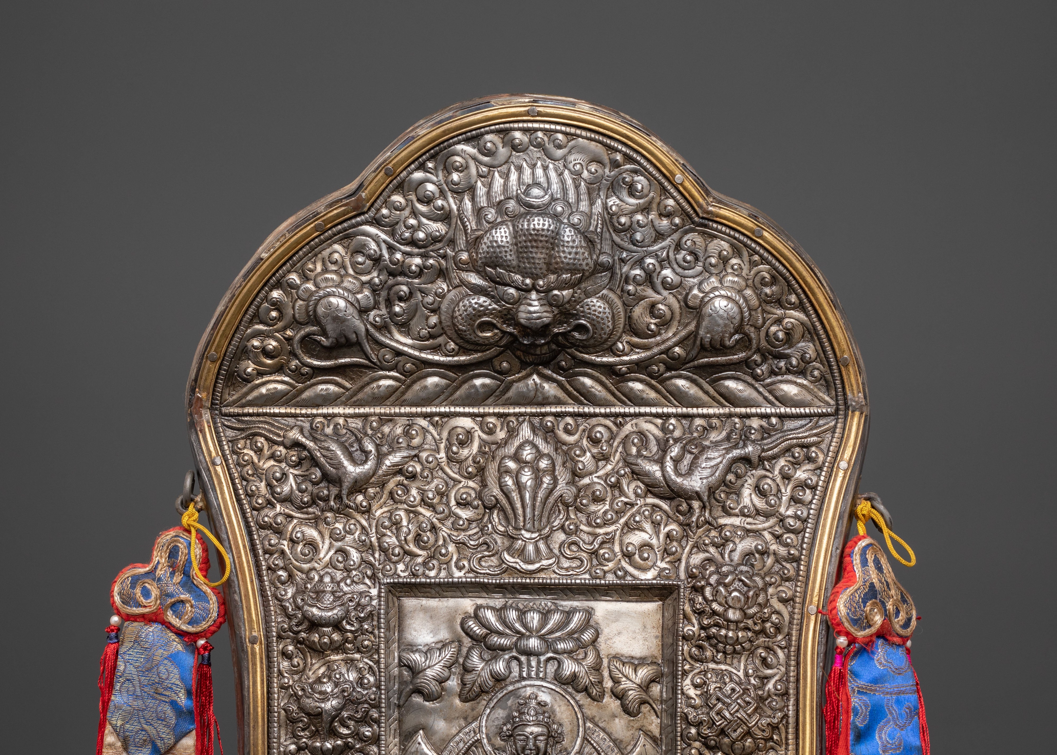 Handmade Chenrezig Wall Hanging | Iron Body with Sacred Motifs