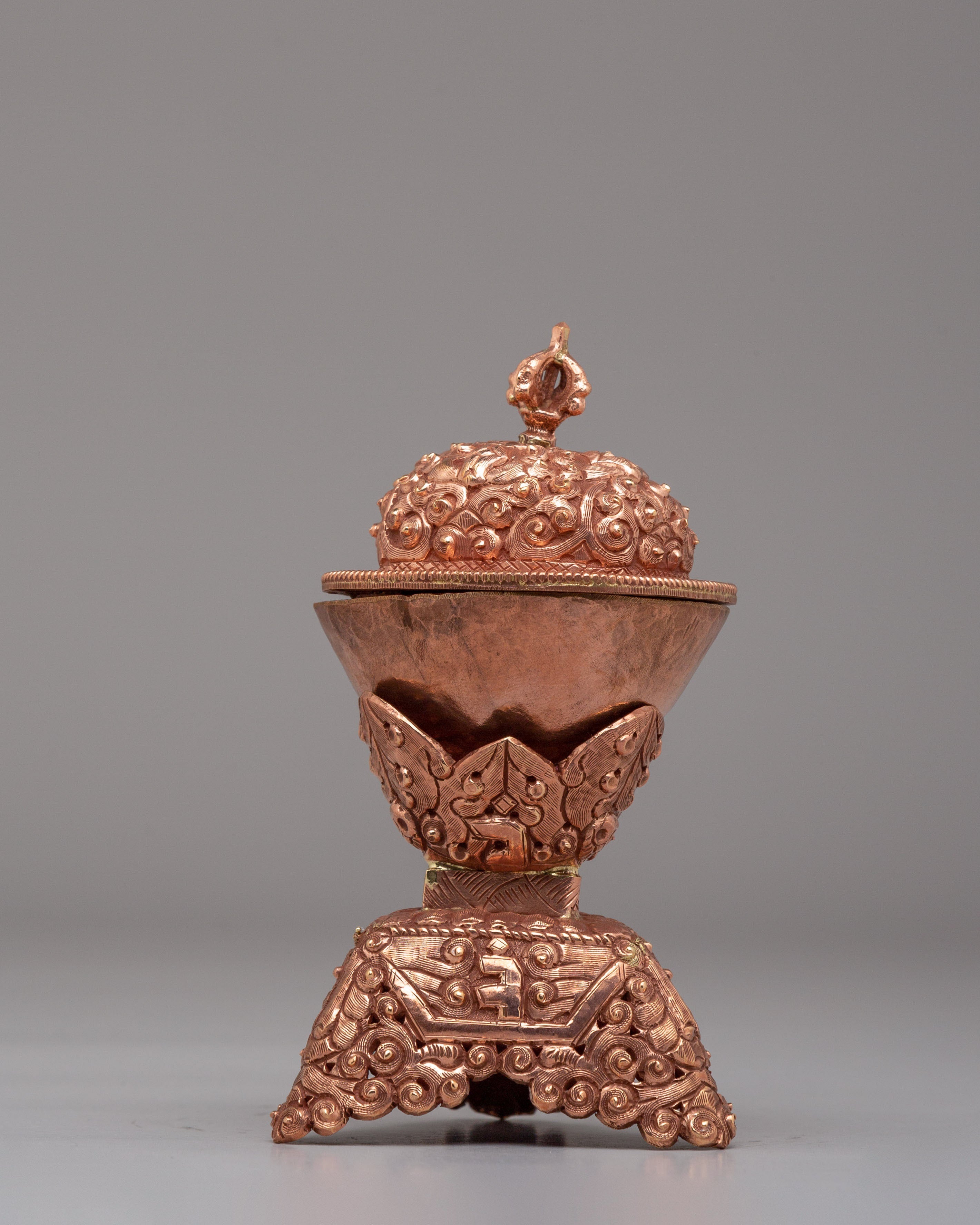 Vajrayana Ritual Kapala | Sacred Offering Vessel for Tantric Practices