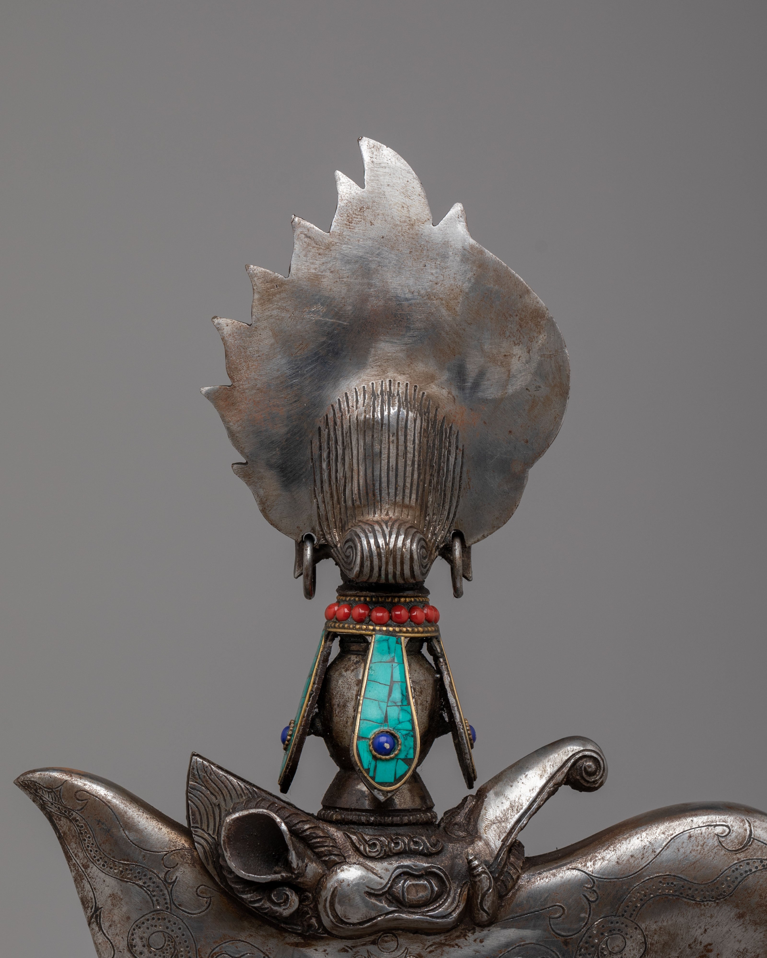 Handcrafted Ritual Kartika Knife | Traditional Vajrayana Offering Knife