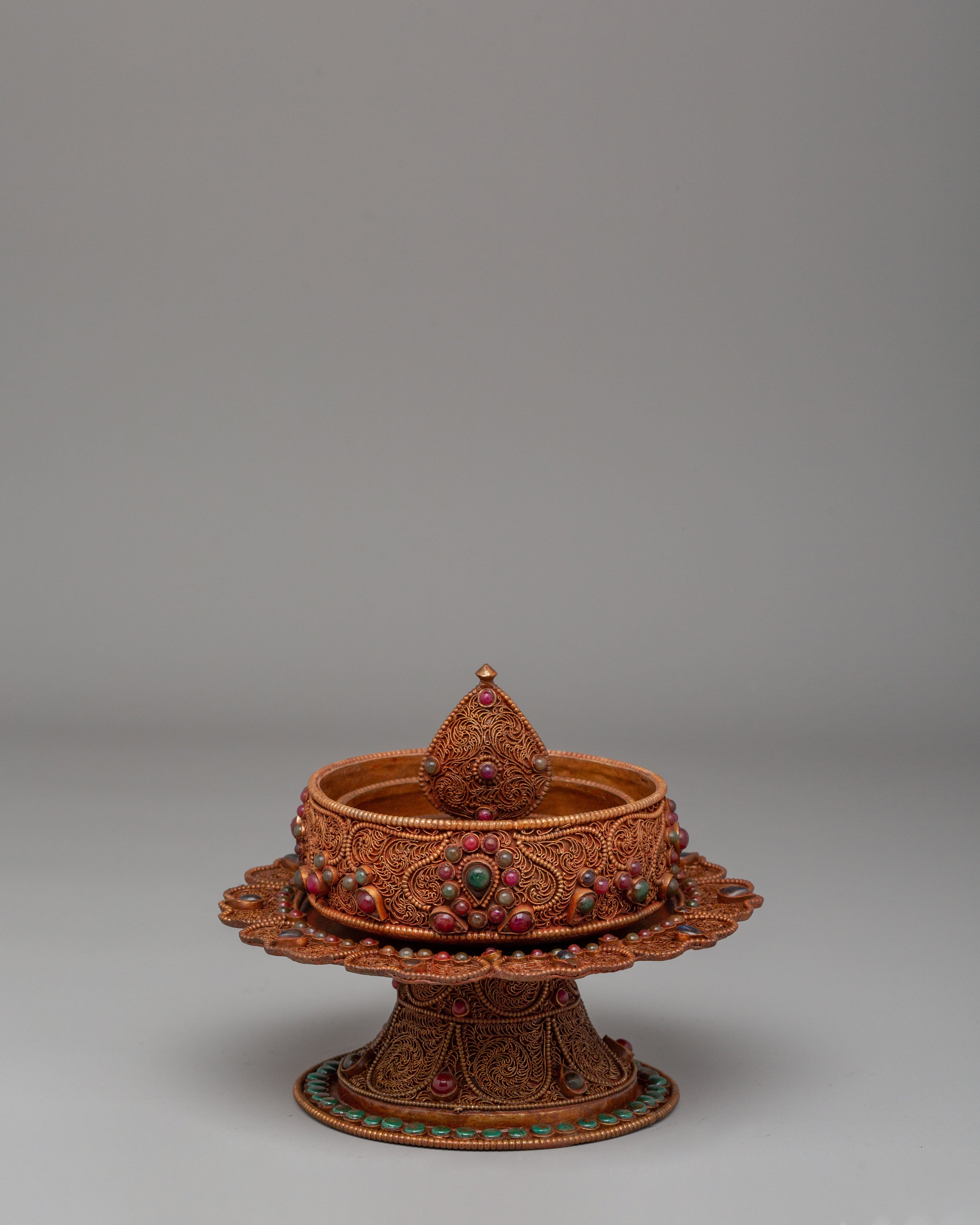 Traditional Altar Mandala | Copper Body Mandala
