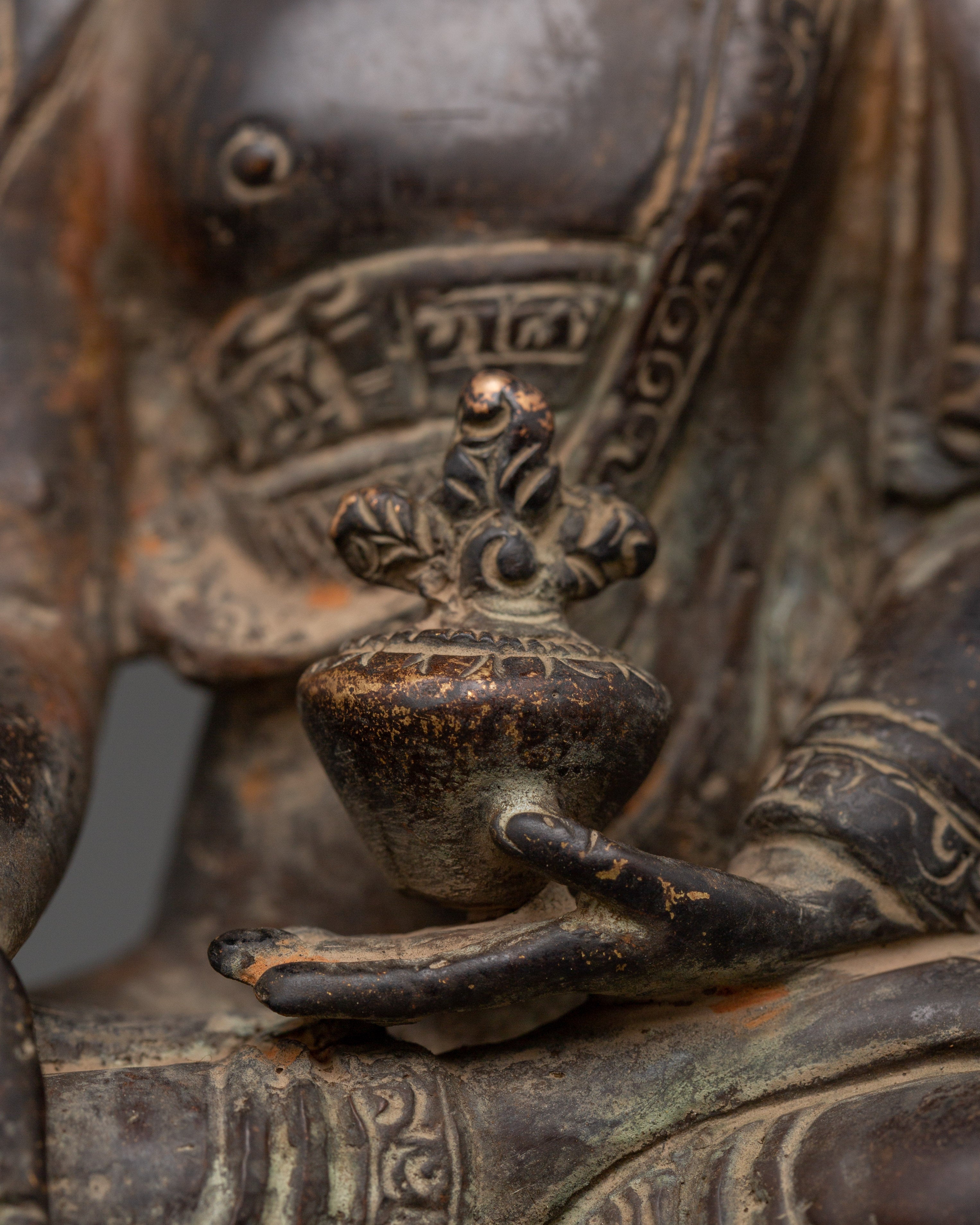 Sacred Statue of Healing Buddha | The Compassionate Healer
