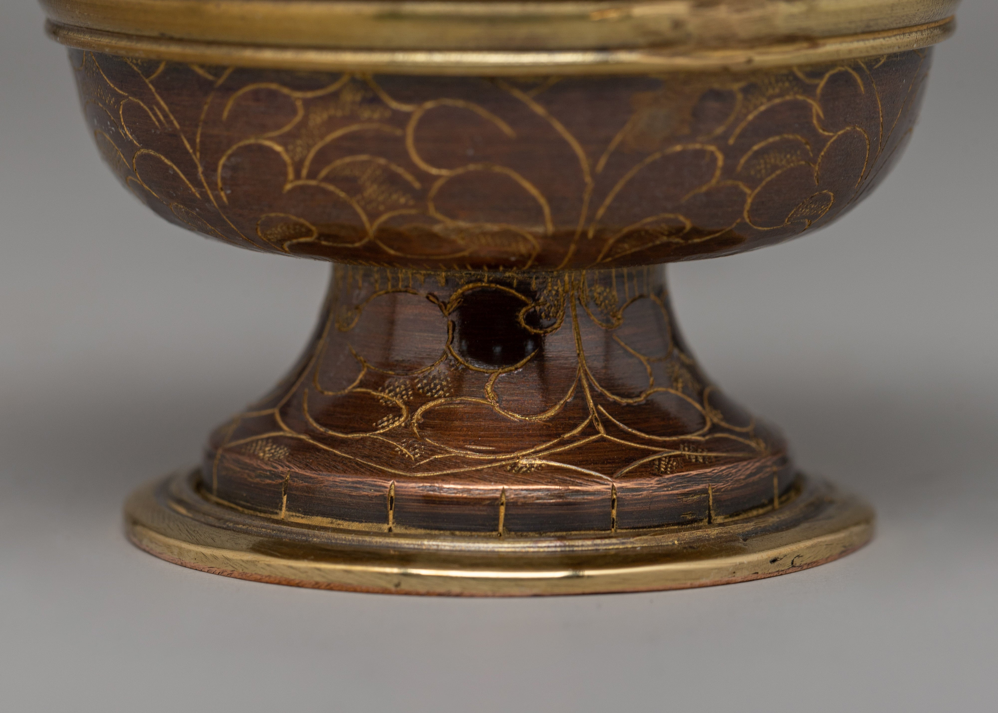 Tibetan Offering Water Bowl Set | Altar, Meditation & Sacred Ritual Offerings