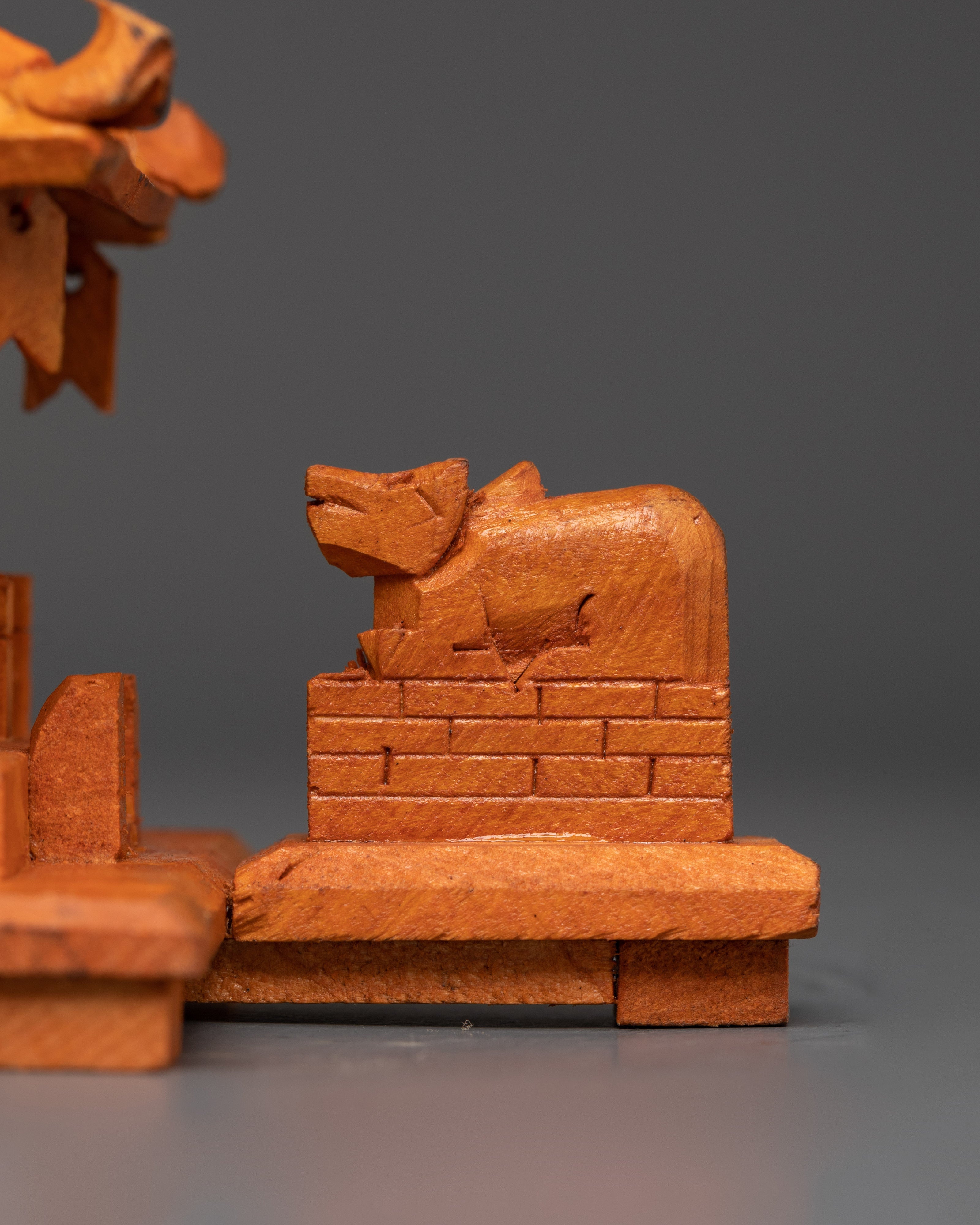 Wooden Buddhist Religious Stupa | For Ritual Use