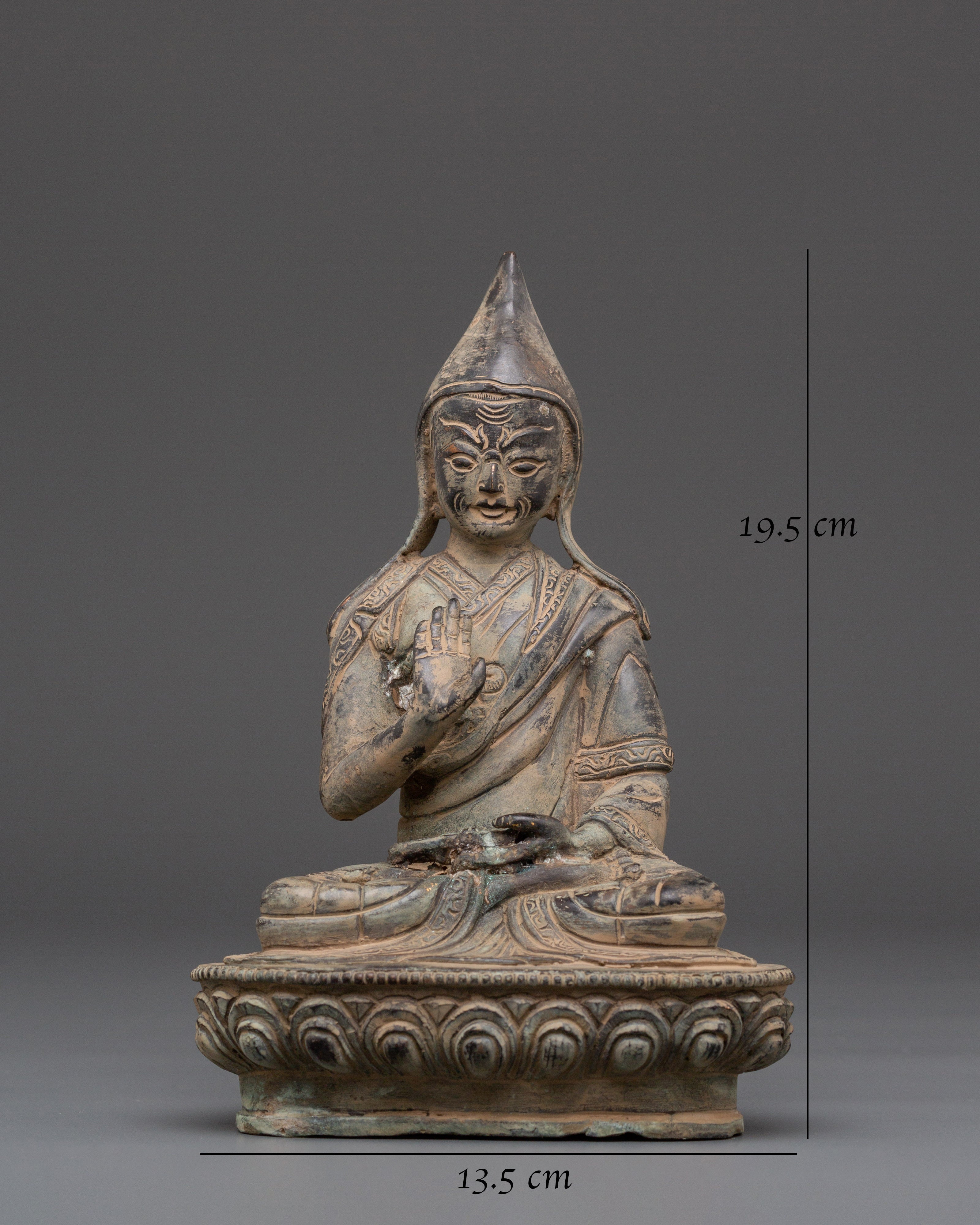 Gyaltsab Je Statue | Tibetan Buddhist Master Figurine