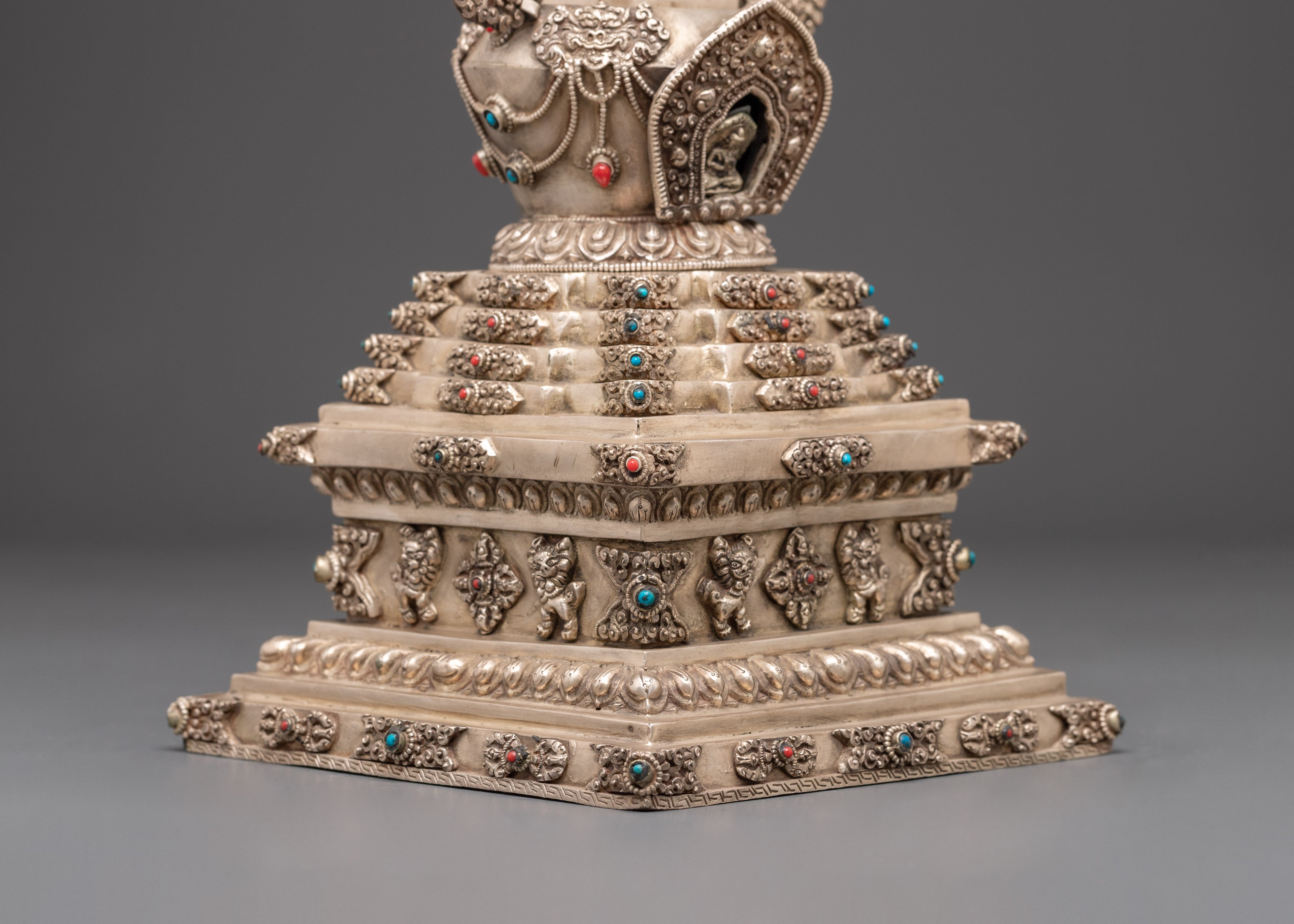 Handmade Stupa for Buddhist Ritual | Symbol of Enlightenment