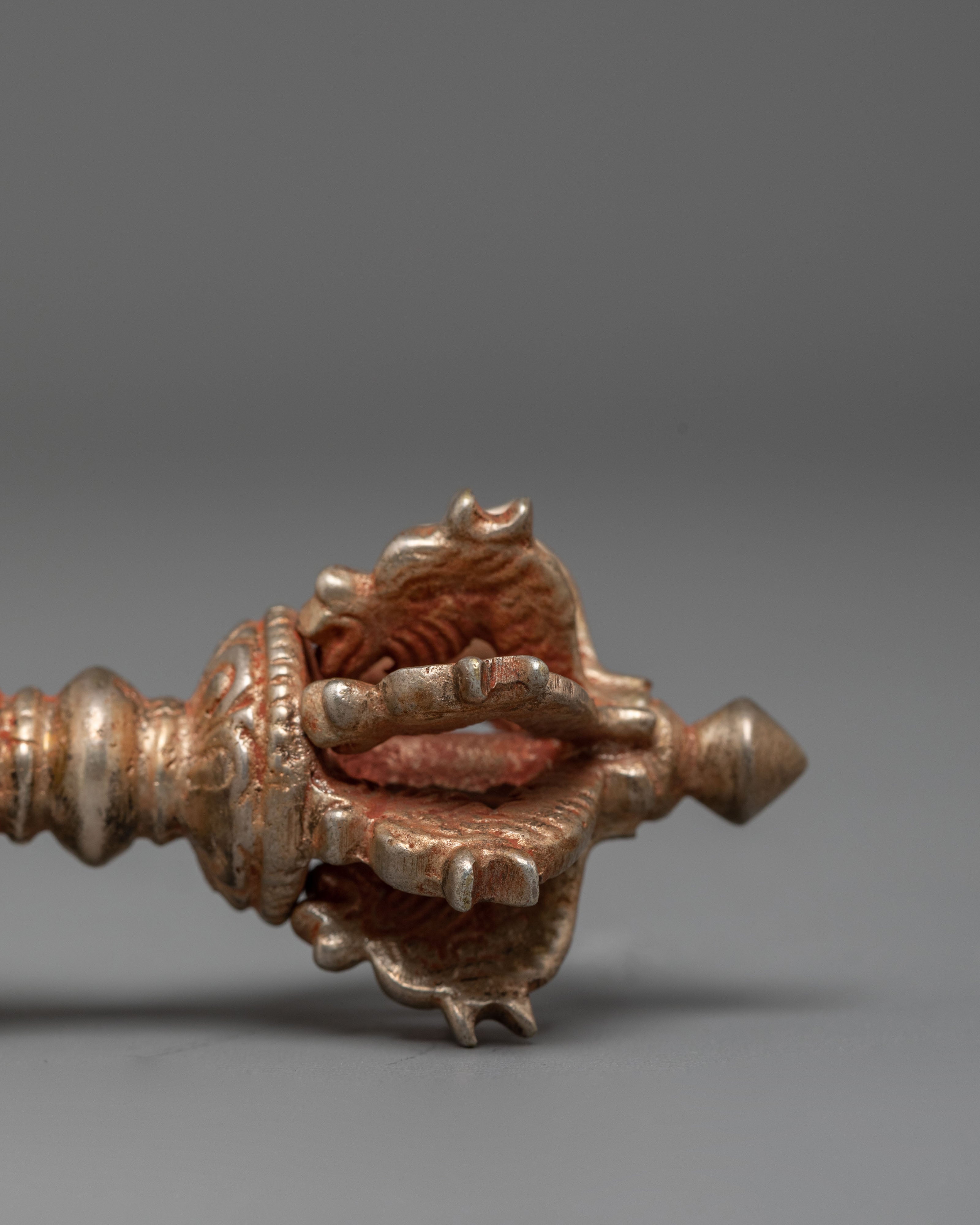 Traditional Ritual Item Vajra | Tibetan Buddhist Copper Dorje Thunderbolt Tool