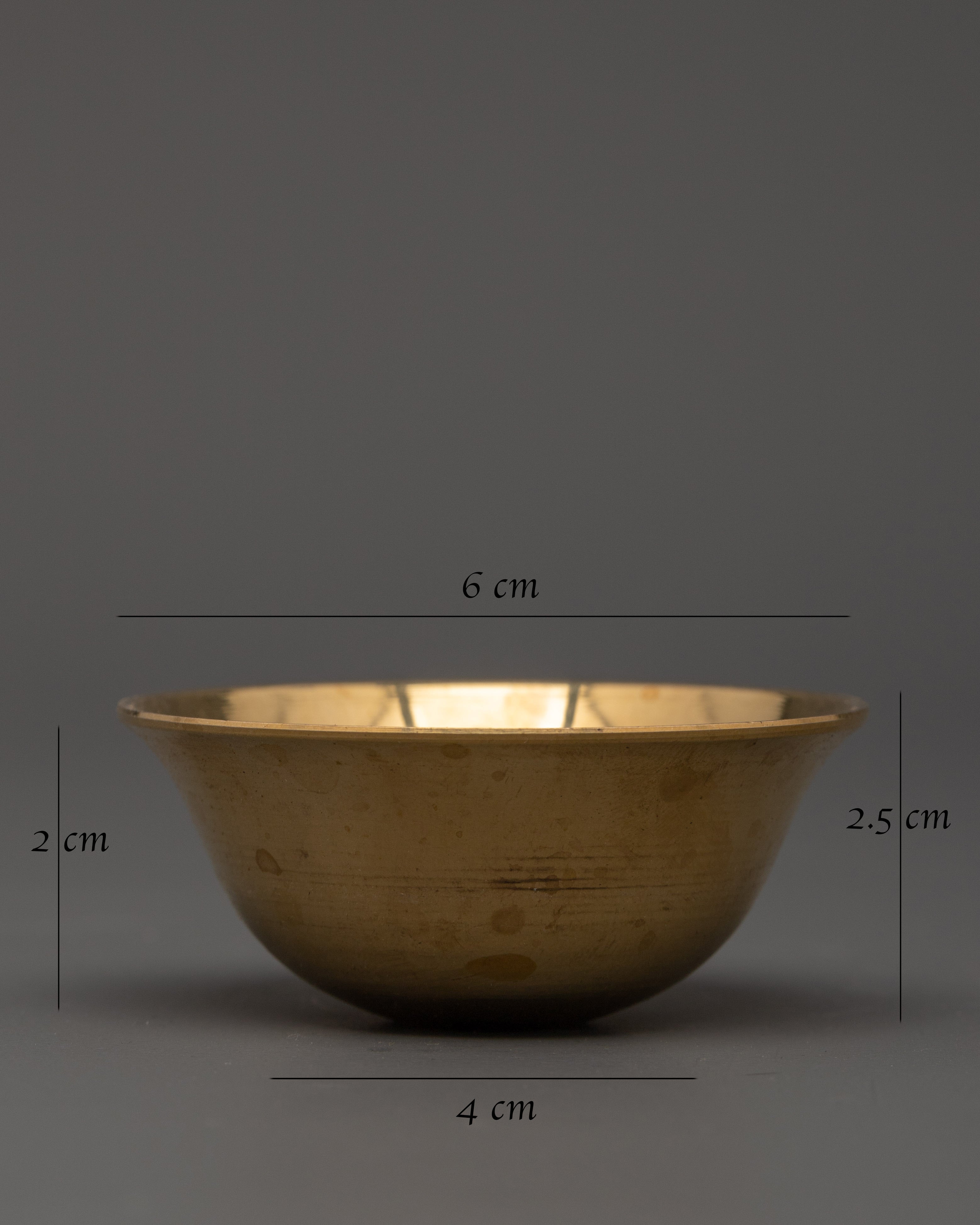 Sacred Brass Buddhist Offering Bowl Set | For Altar Rituals and Meditation