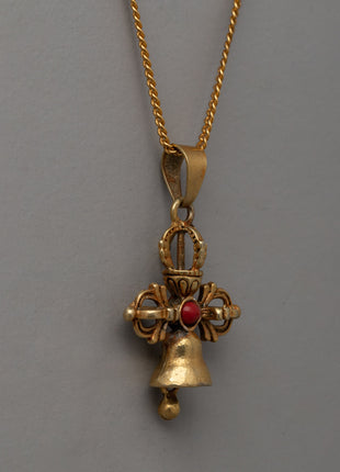 Sacred Double Dorje Bell Locket | Buddhist Pendant Symbolizes Protection and Wisdom
