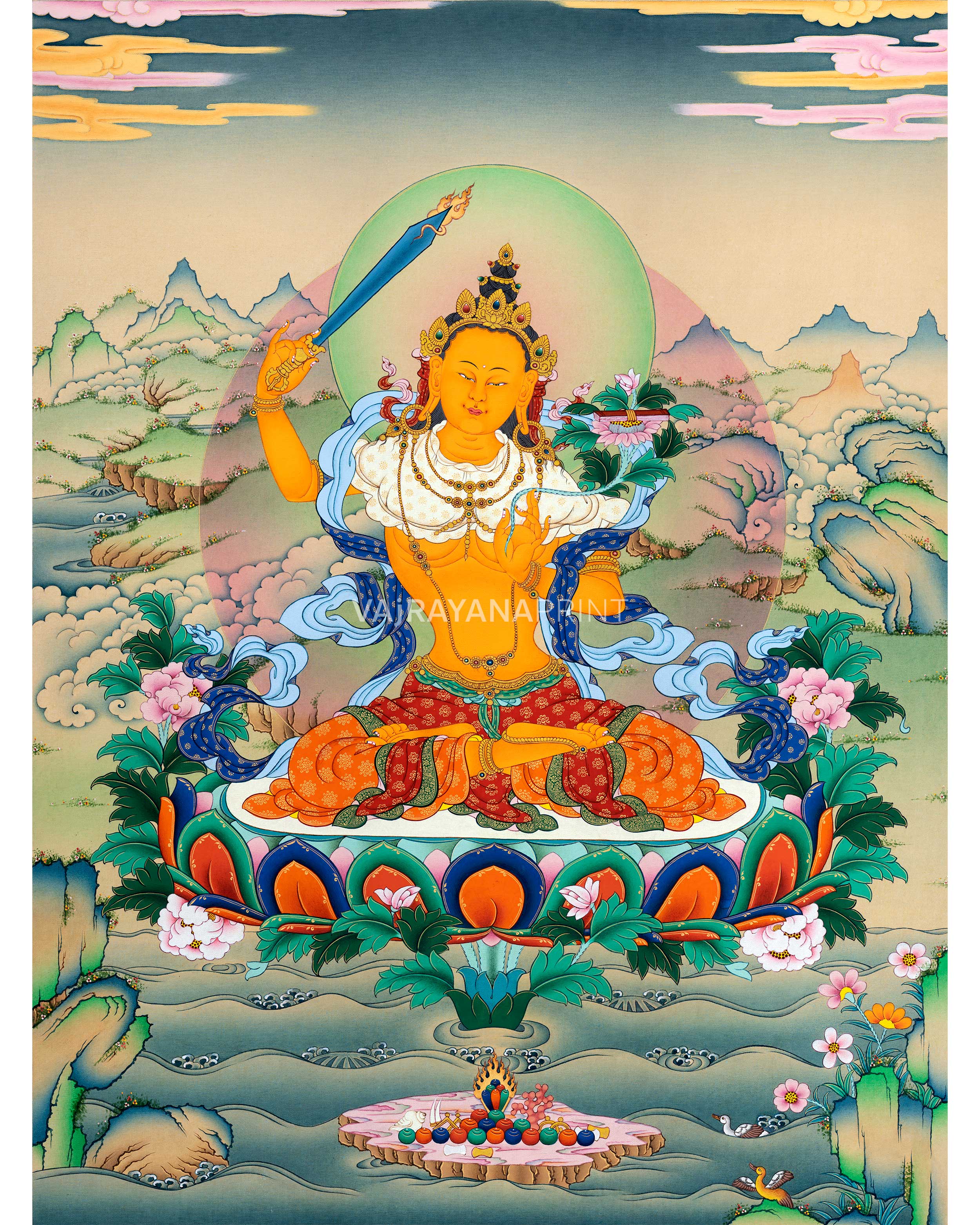 Manjushri Canvas Print